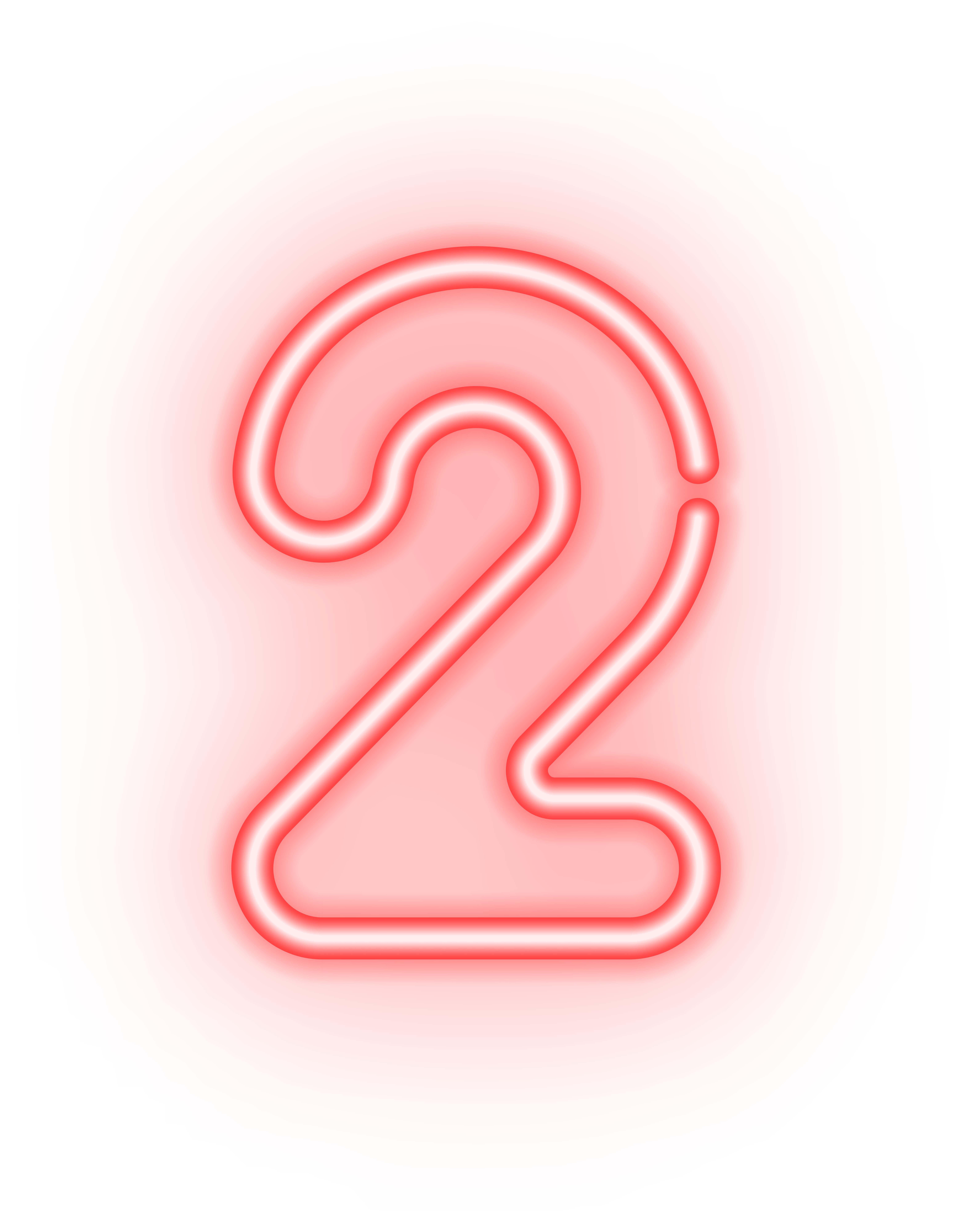 Number Two Neon Transparent PNG Image​-Quality Image and Transparent PNG Free Clipart