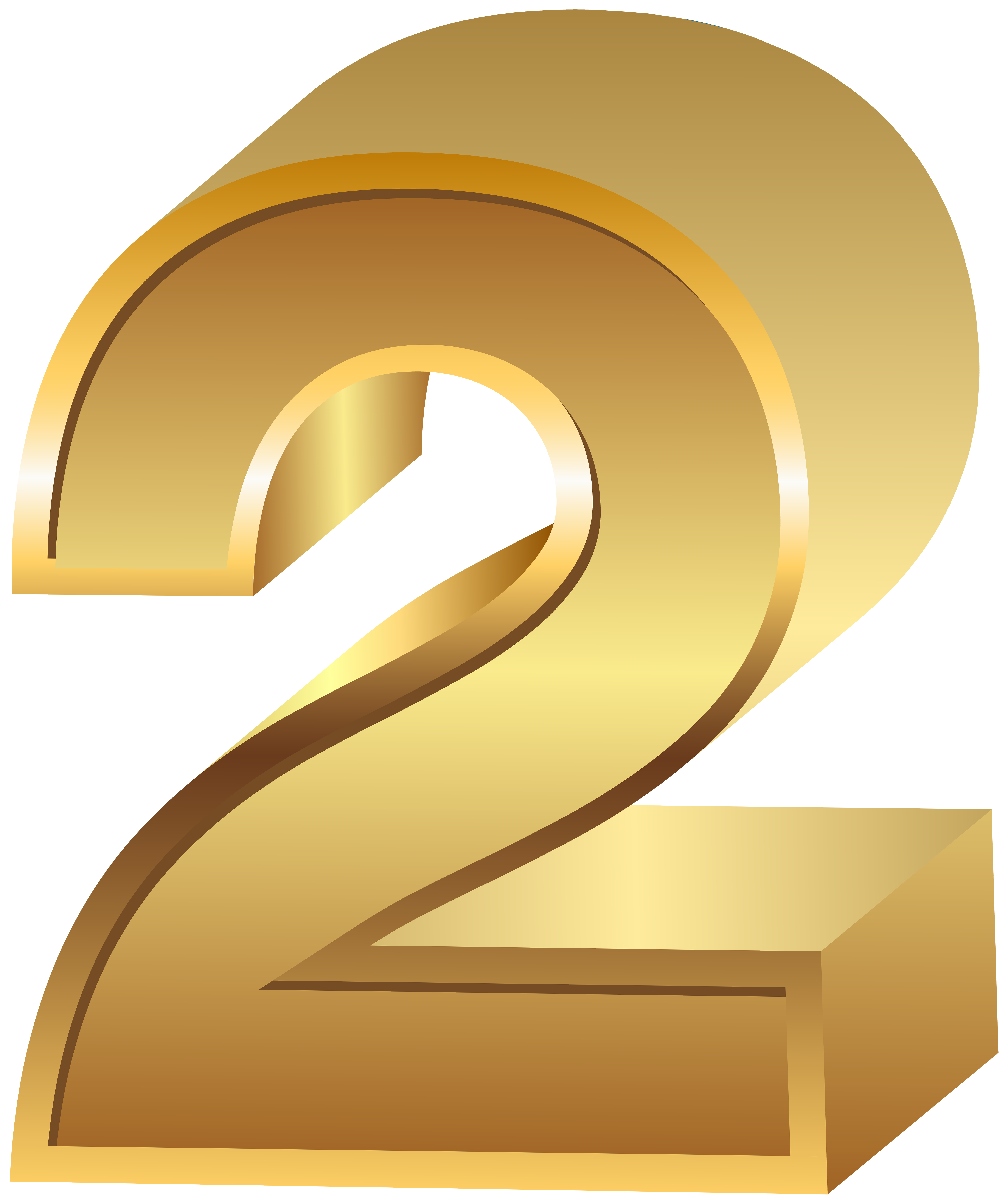 Two Gold Number Transparent Image​-Quality Image and Transparent PNG Free Clipart