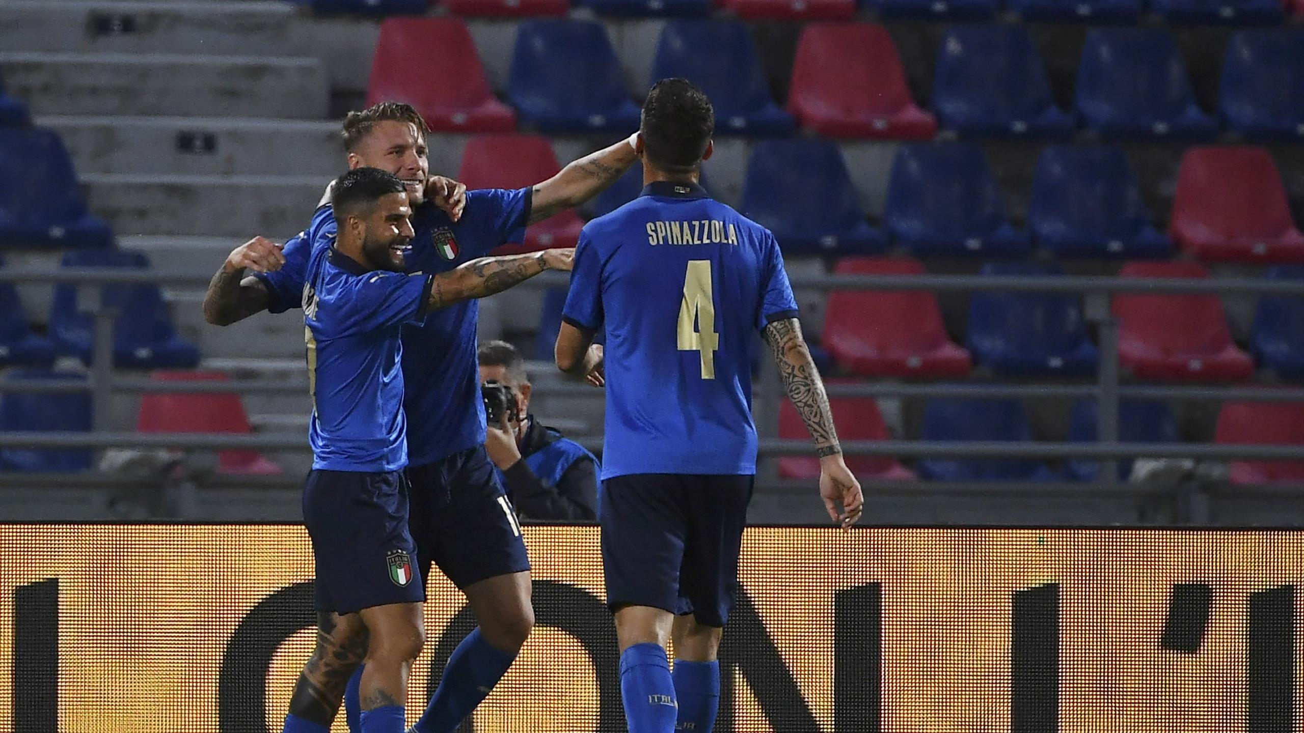Euro 2020 friendlies Immobile and Lorenzo Insigne both score as Italy hammer Czech Republic