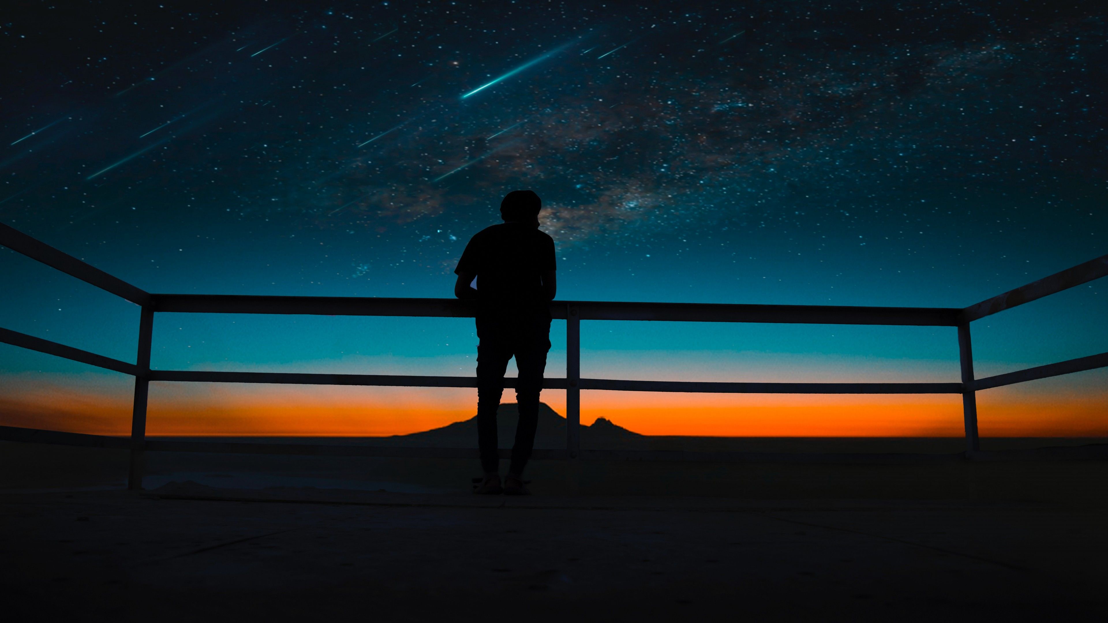 星辰大海梦幻银河星空下商务男人仰望星空_3840X2160_高清视频素材下载(编号:8456158)_影视包装_光厂(VJ师网) www ...