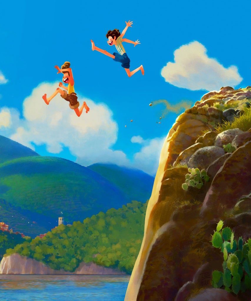 Disney Pixar's Luca Looks Like The Summer In Italy You Wish You Had This Year. Disney art, New animation movies, Disney wallpaper