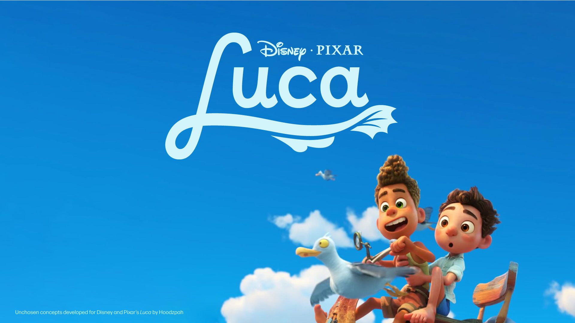 Title Treatment Concepts for Disney and Pixar's Luca % %