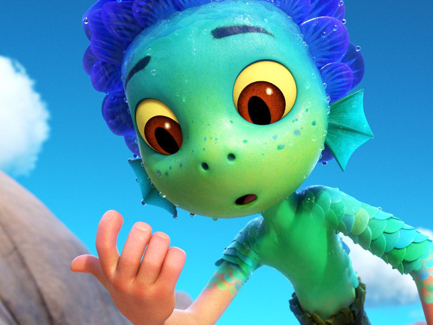 How Pixar created Luca's adorable, transforming sea monsters