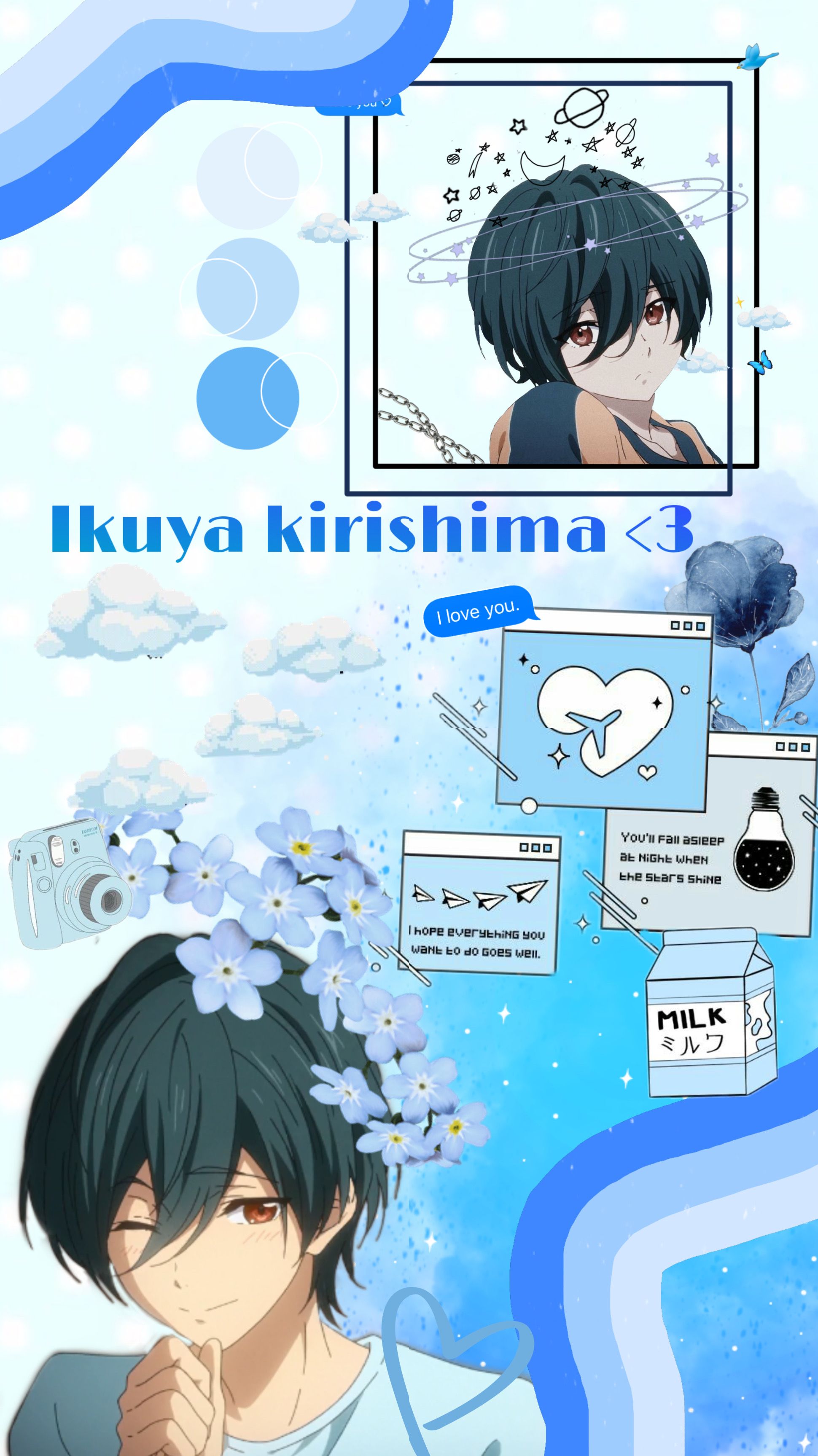 ikuya free japan blue ikuyakirishima Image by ✌️