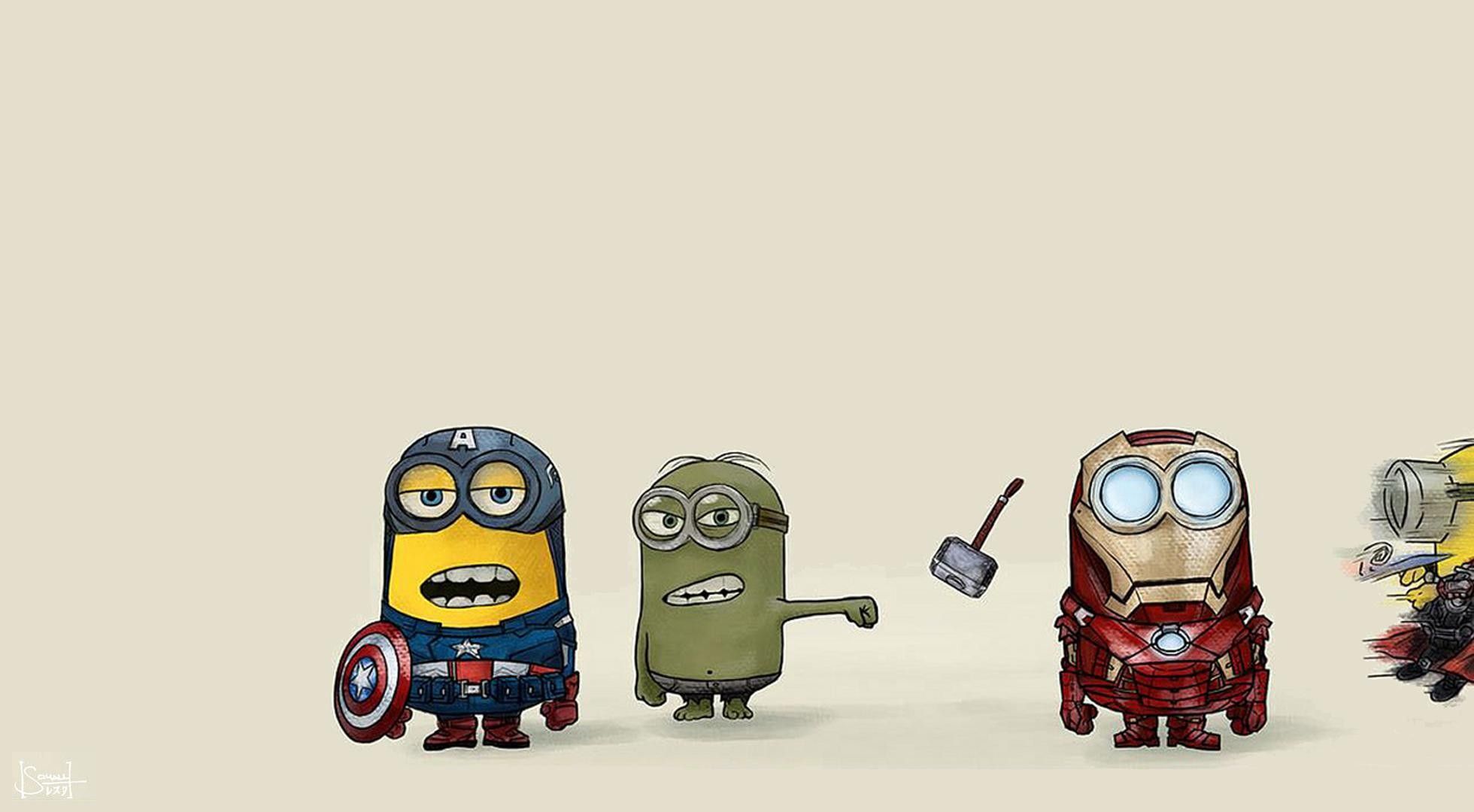Minions Despicable Me Wallpaper Desktop Background 1960x1080