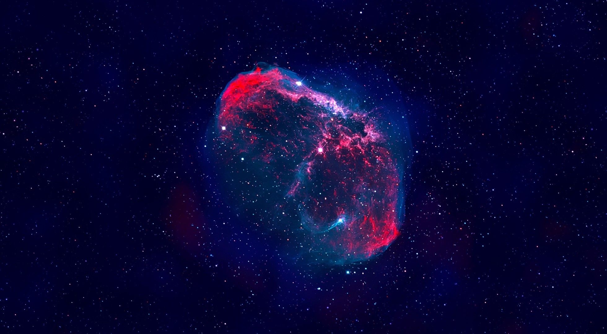 Download 1960x1080 Nebula, Galaxy, Sci Fi, Stars Wallpaper