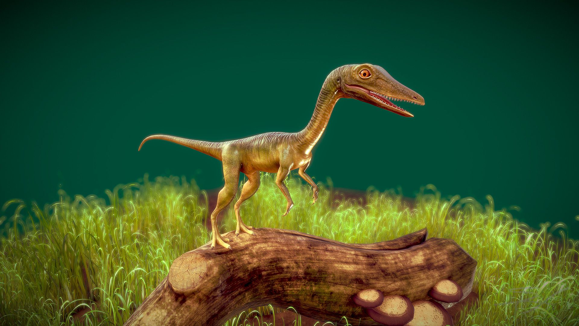 Compsognathus Wallpapers - Wallpaper Cave