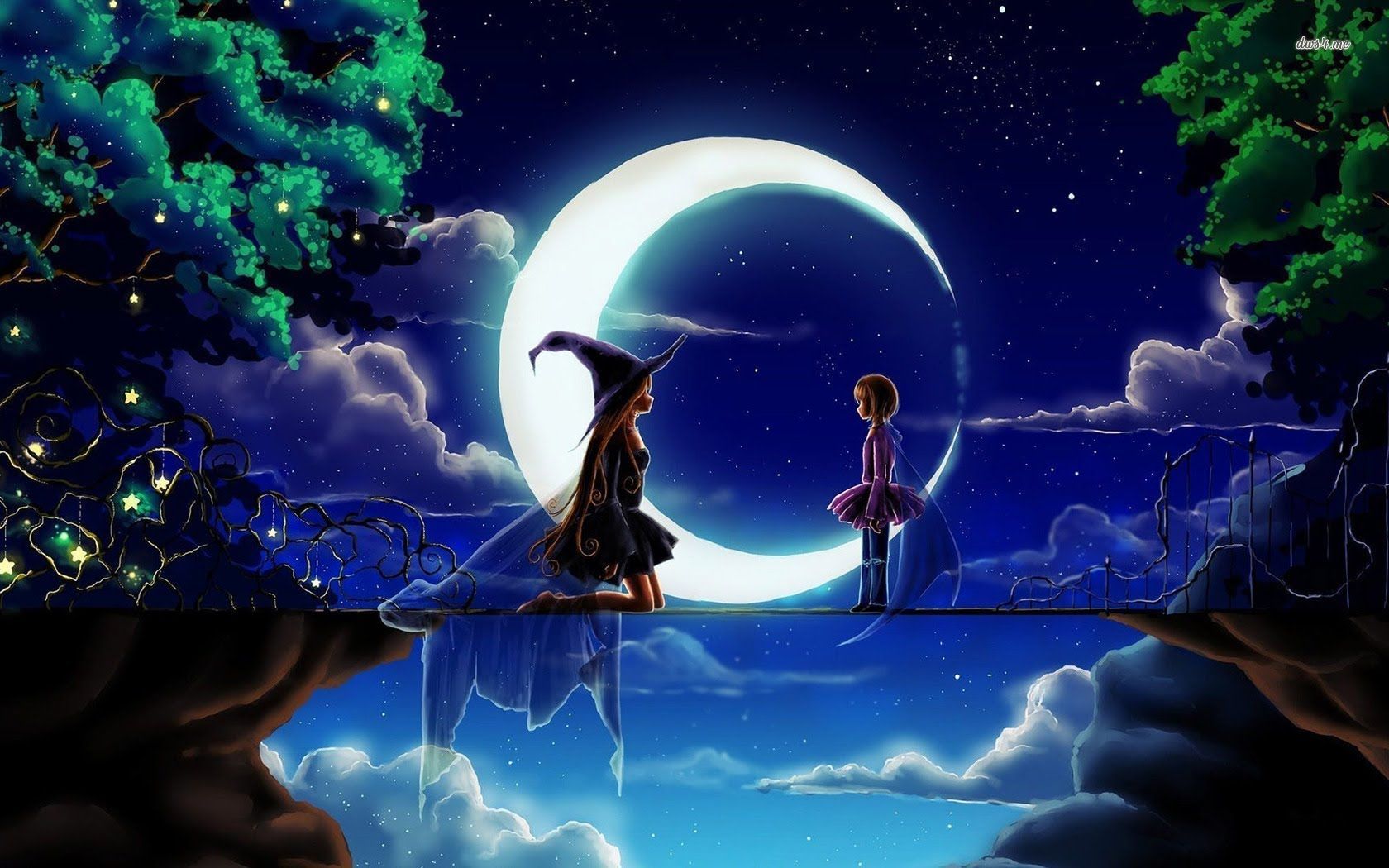 Ω Magic Fantasy Music Ω of the Night. Witch wallpaper, World wallpaper, Anime wallpaper