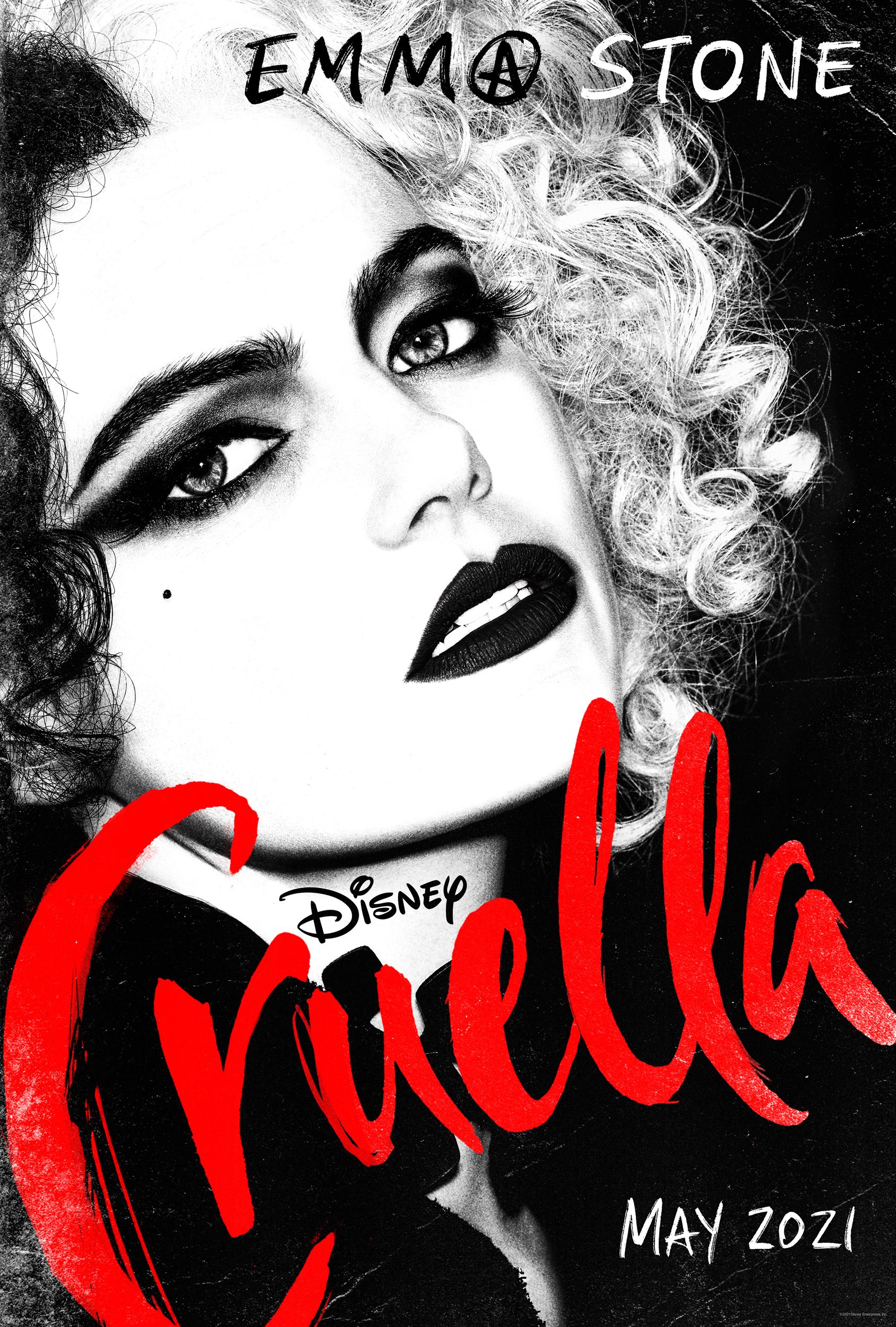 Disney's Cruella: New Poster Released Ahead of Official Tomorrow