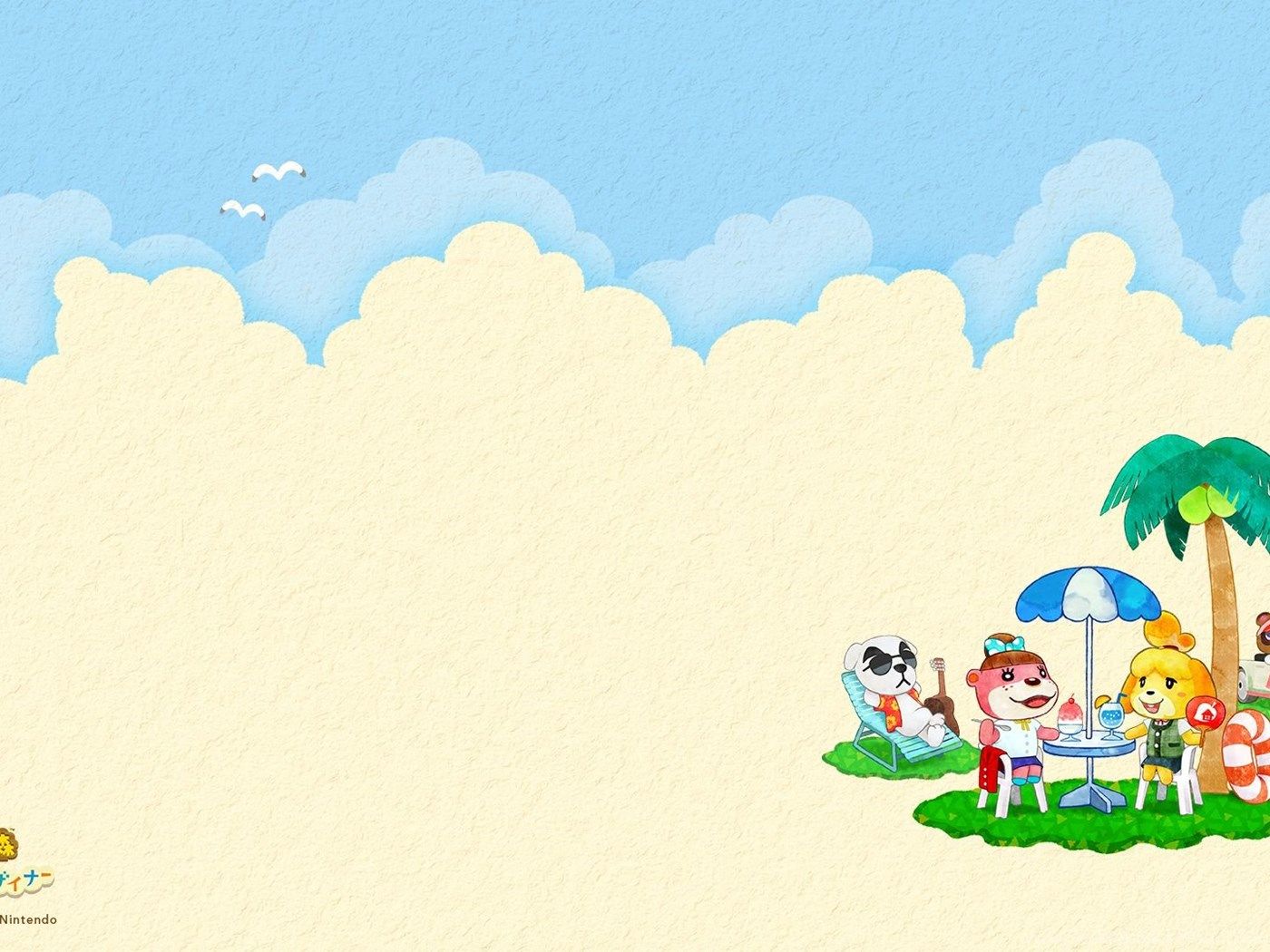 Cute Summer Animal Crossing: Happy Home Designer Wallpaper From. Desktop Background