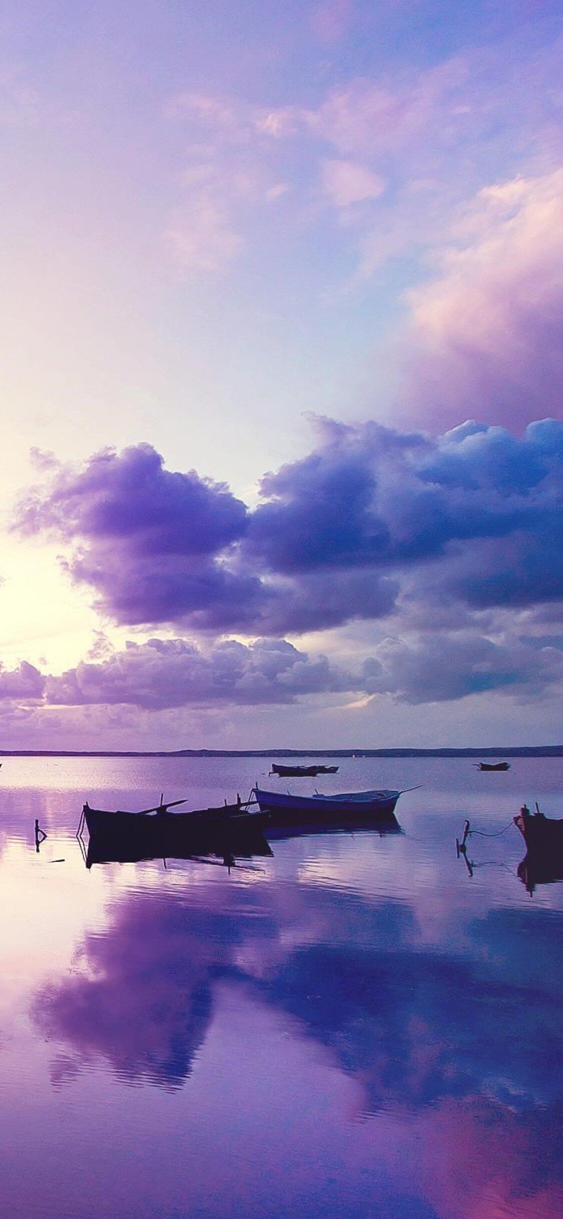 Purple Sunset In Ocean iPhone XS, iPhone 10, iPhone X , HD 4k Wallpaper, Image, Background, Photos and Picture