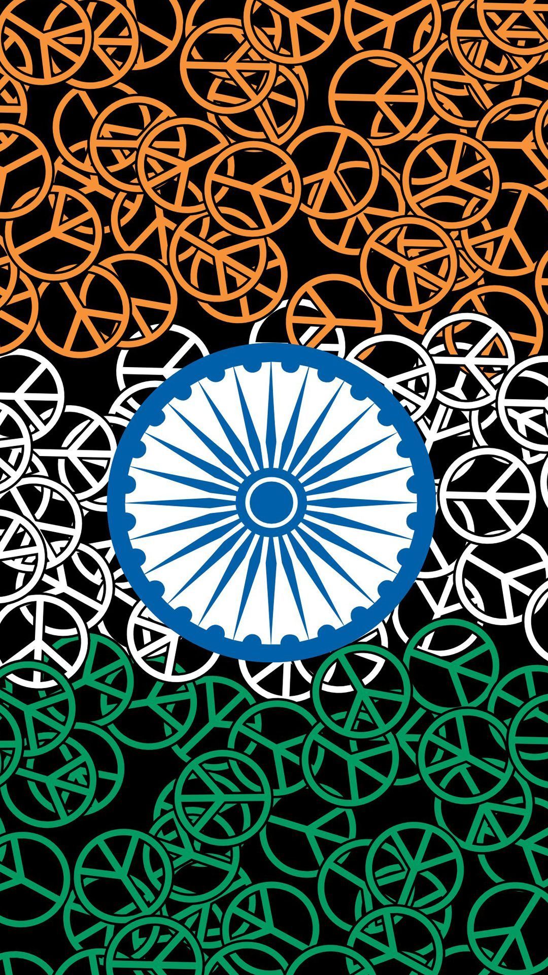 India Flag for Mobile Phone Wallpaper 05 of 17