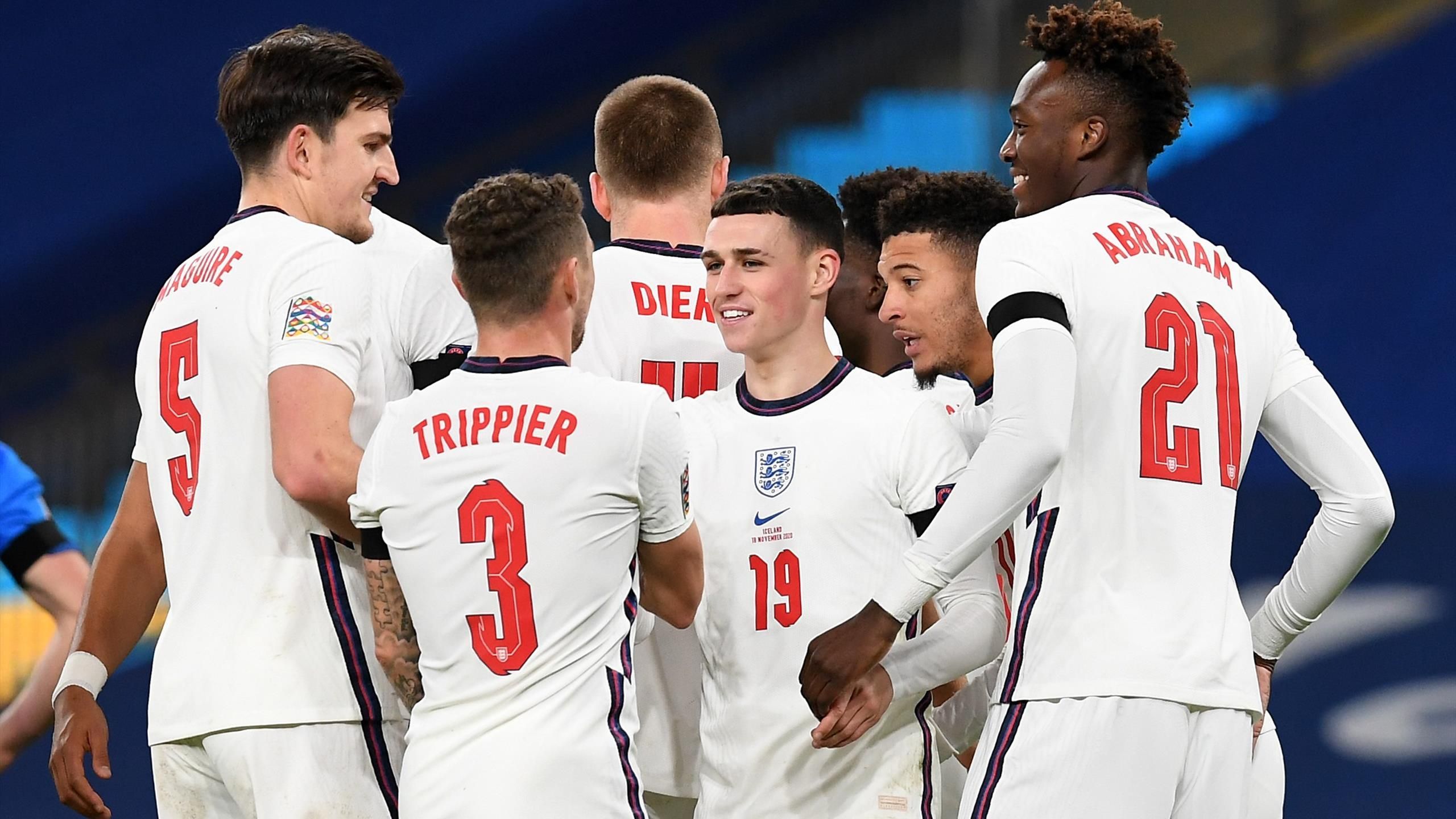UEFA Nations League 2020 Foden Nets Brace As Gareth Southgate's England Down 10 Man Iceland