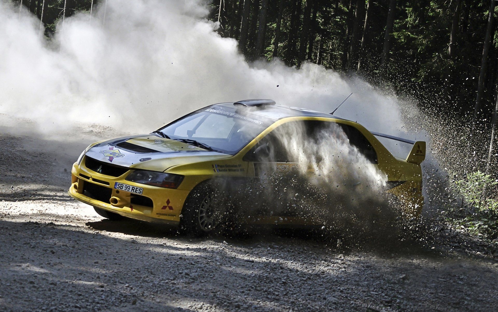 Vehicle Mitsubishi Evo Rally HD Wallpaper