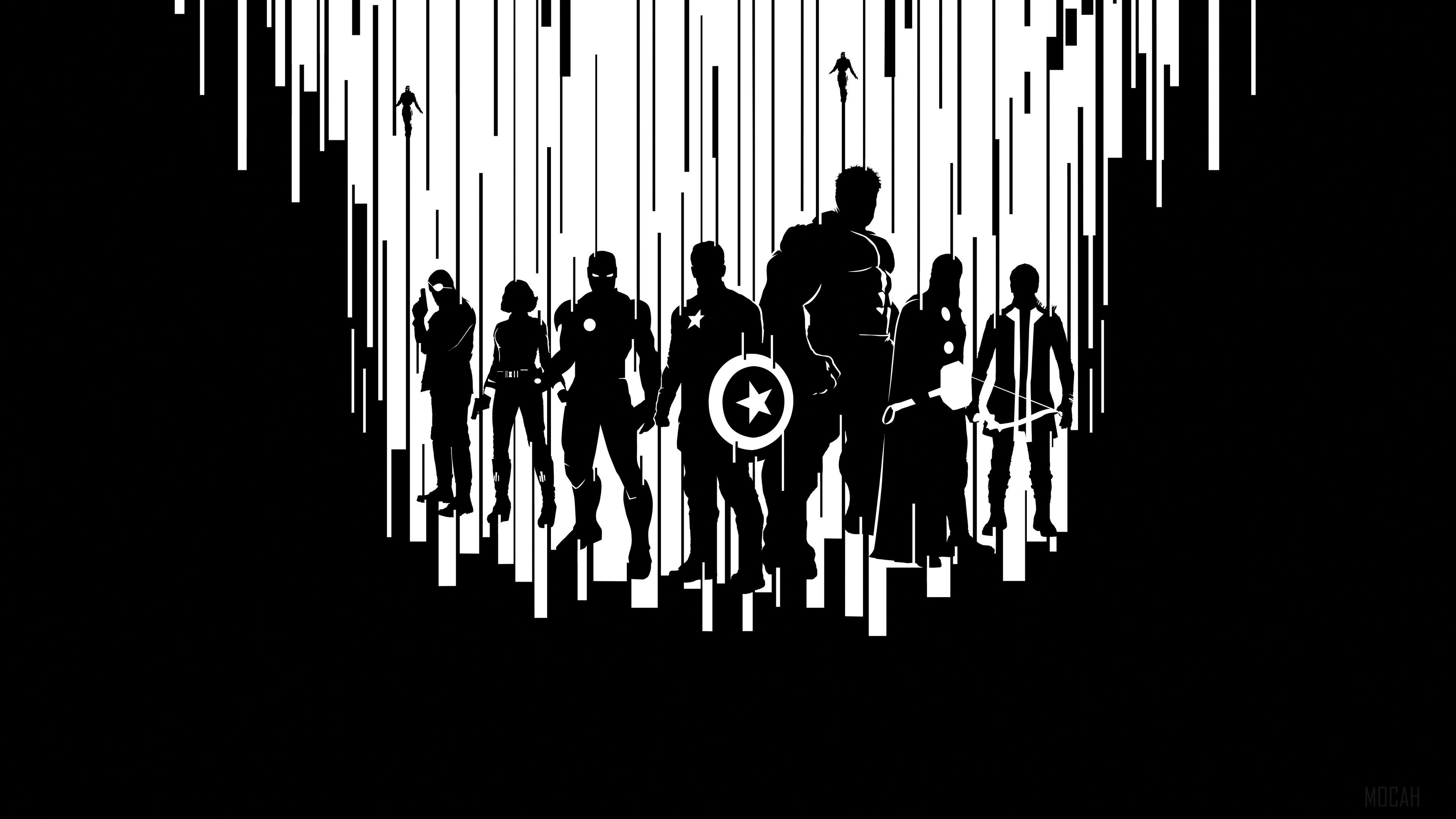 Avengers: Age of Ultron, Black Widow, Captain America, Hawkeye, Hulk, Iron Man, Nick Fury, Thor 4k wallpaper. Mocah HD Wallpaper