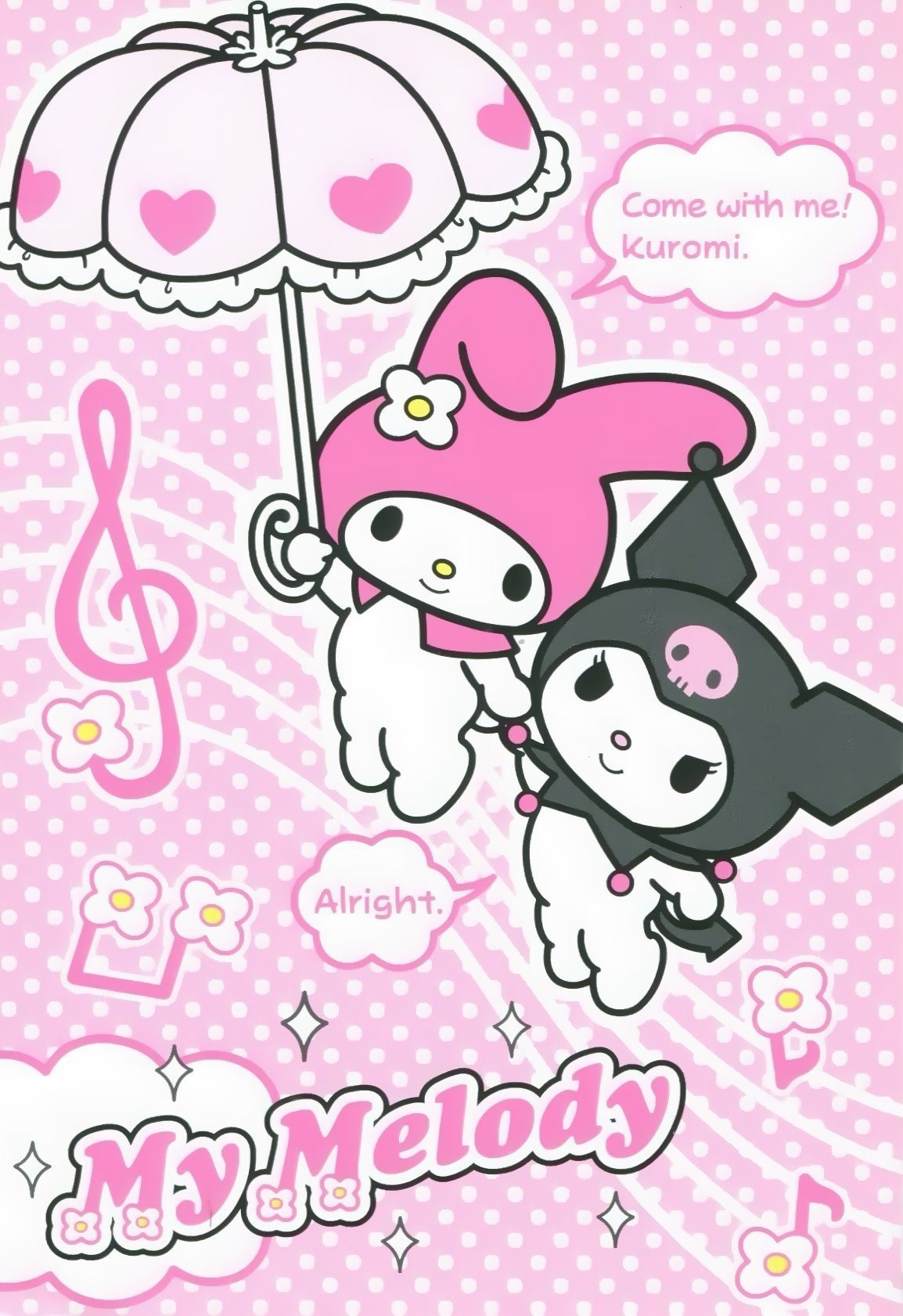 Sanrio My Melody And Kuromi HD Wallpaper