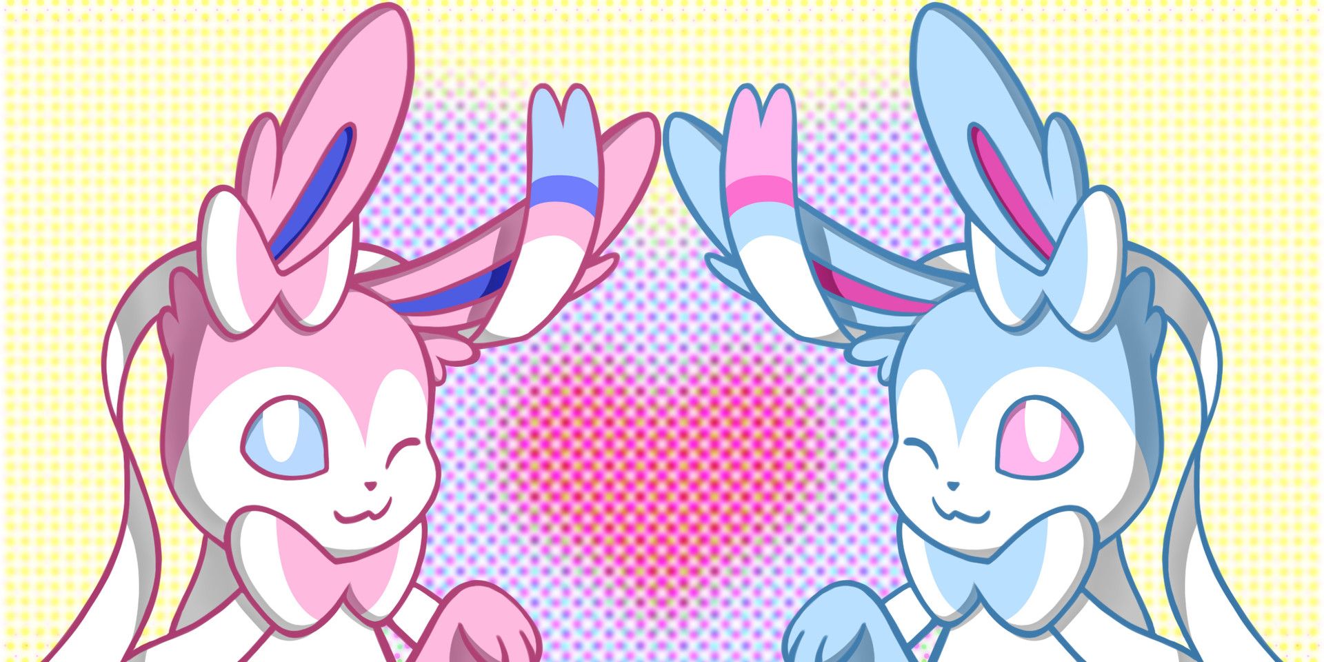 Nincat Art x Shiny Sylveon