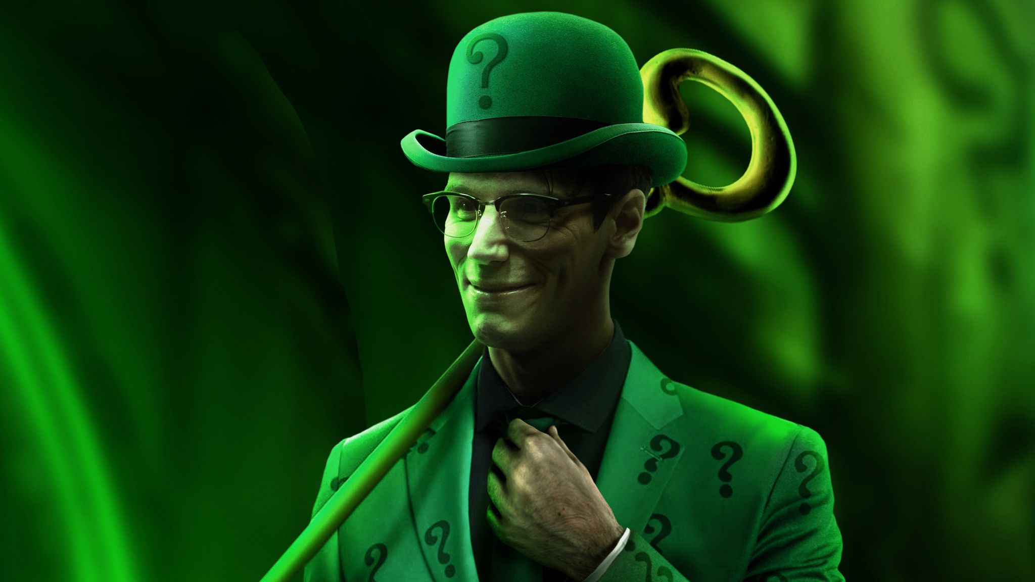 Gotham The Riddler 2048x1152 Resolution HD 4k Wallpaper, Image, Background, Photo and Picture