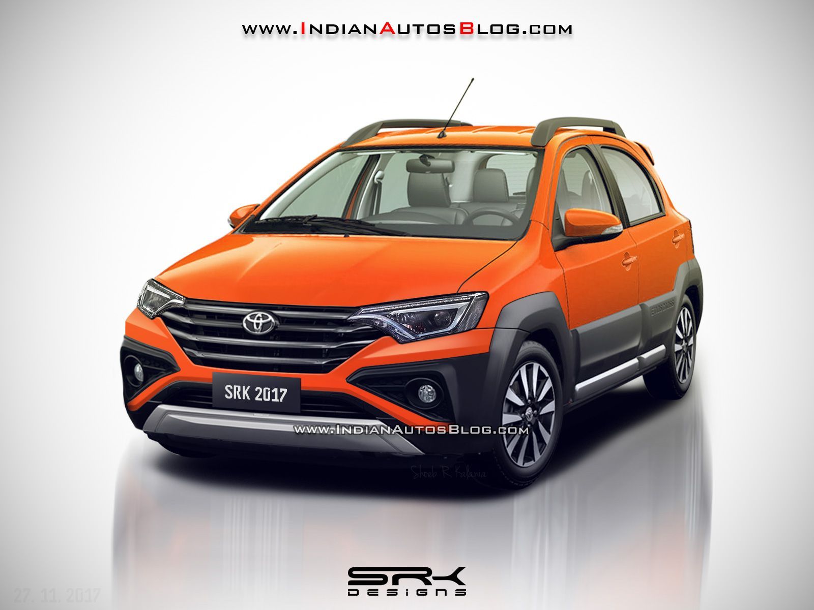 Toyota Etios Cross facelift rendered by IAB's automotive illustrator. Toyota, Toyota cars, Concept cars