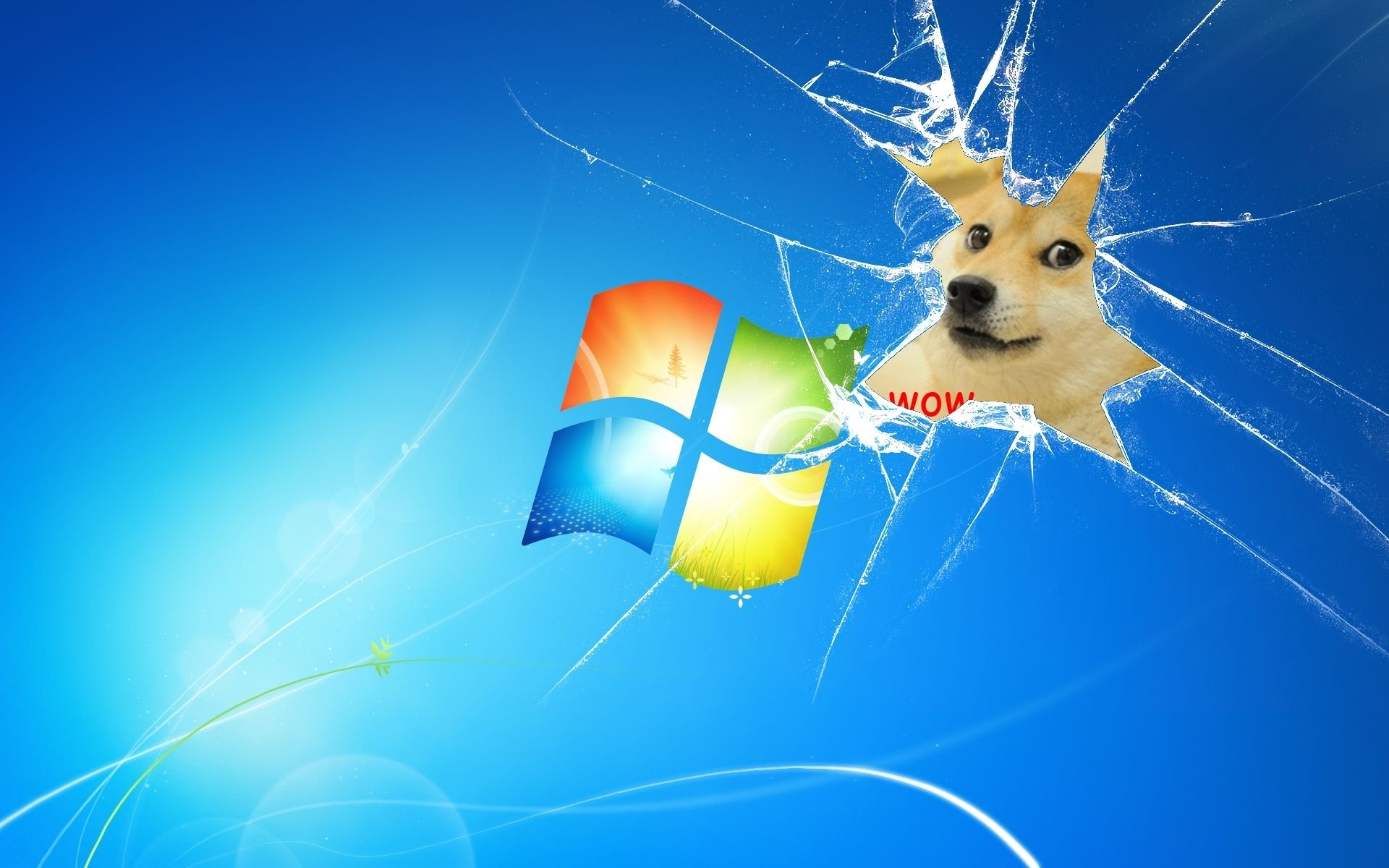 Windows 7 собака