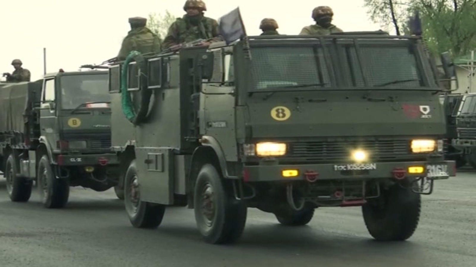 Indian Army Turns Flags 'blue' From 'red' For People Friendly Look In Kashmir Economic Times Video