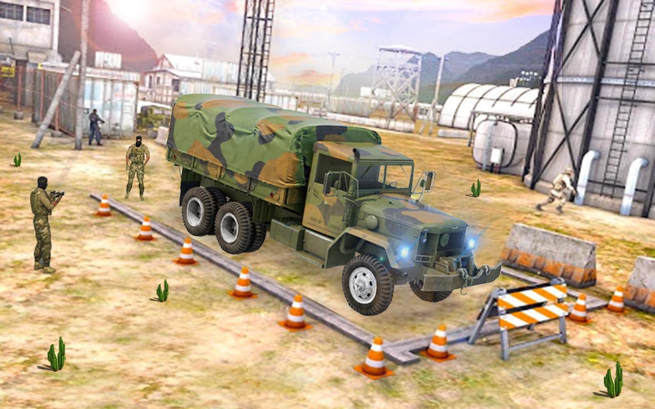 indian army truck driving: military truck mission for Android