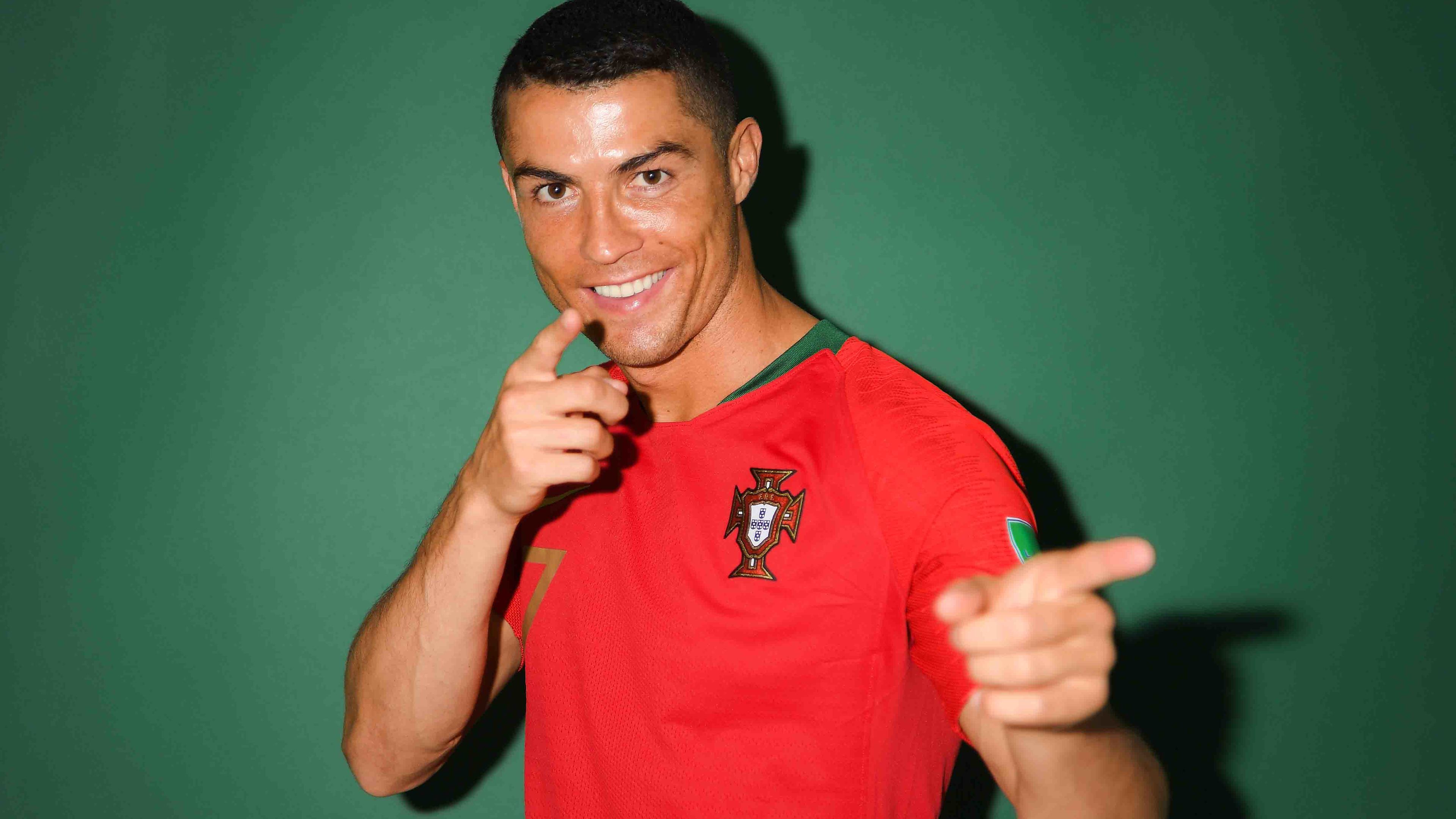 Wallpaper 4k Cristiano Ronaldo Portugal