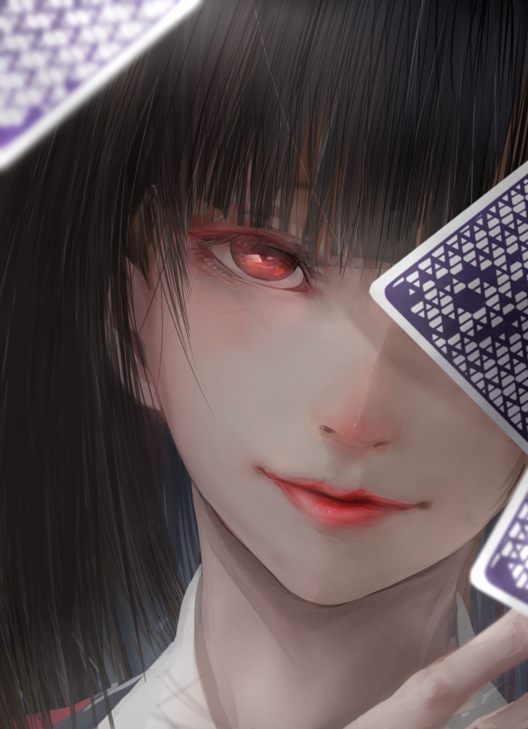 #Jabami Yumeko, #anime girls, #Kakegurui, wallpaper. Mocah HD Wallpaper