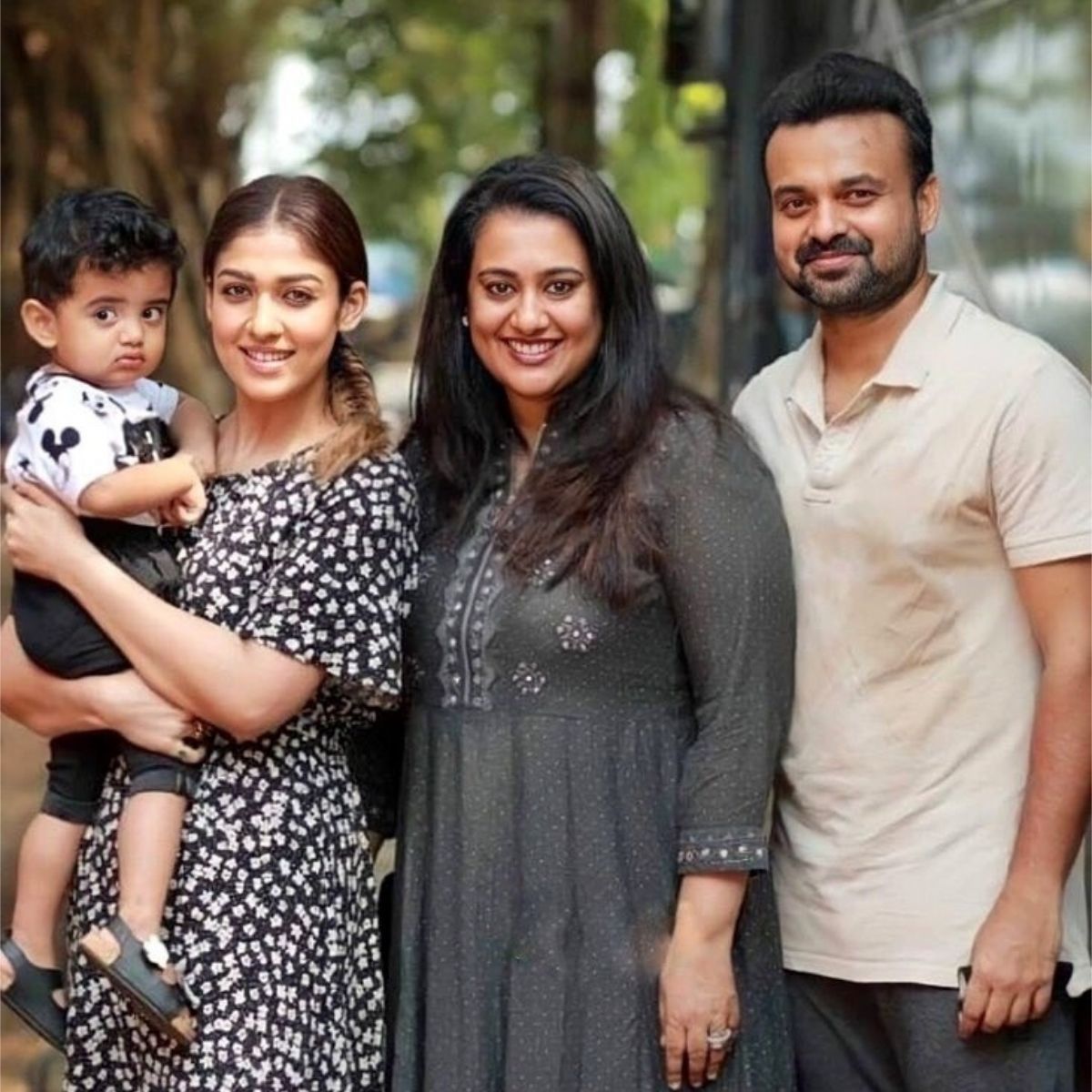 Nayanthara's BTS PHOTO with Nizhal co star Kunchacko and his family is too adorable to miss. Celebrity photo, Celebrities, Bts photo