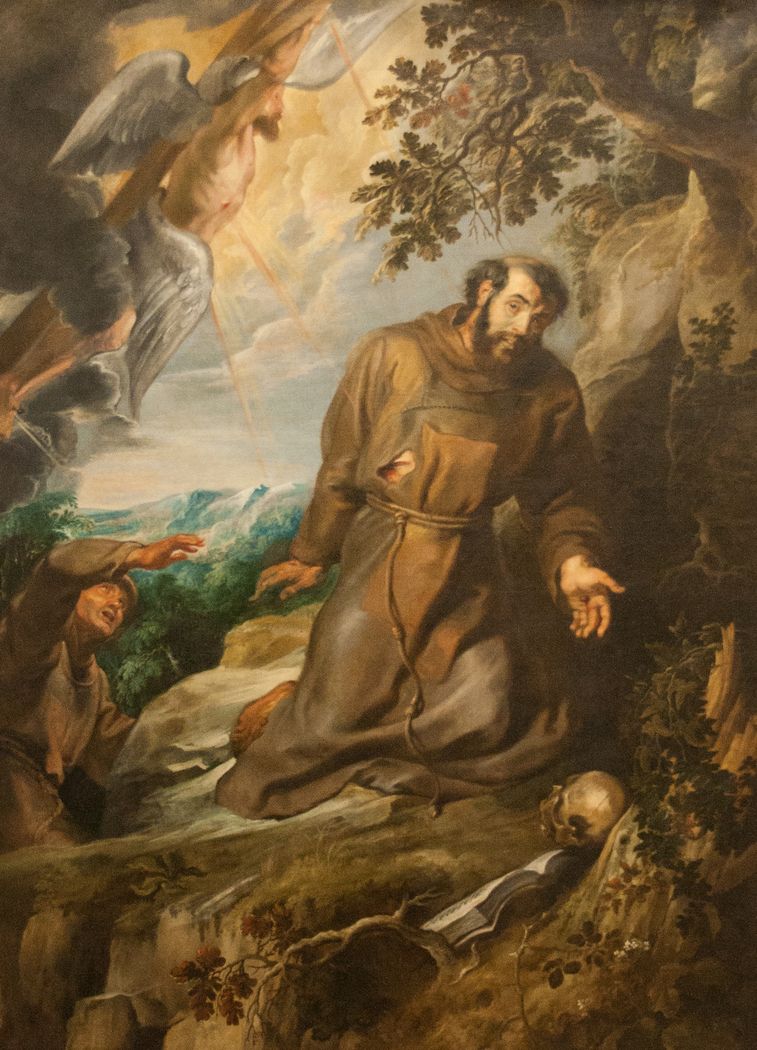 St Francis of Assisi Receiving the Stigmata Peter Paul Rubens on USEUM