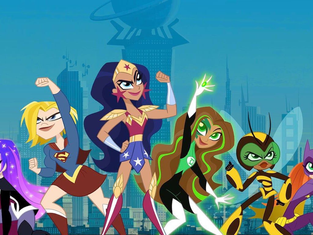 DC Super Hero Girls: a startlingly funny kids series of masked and caped crime fighters. Animation on TV