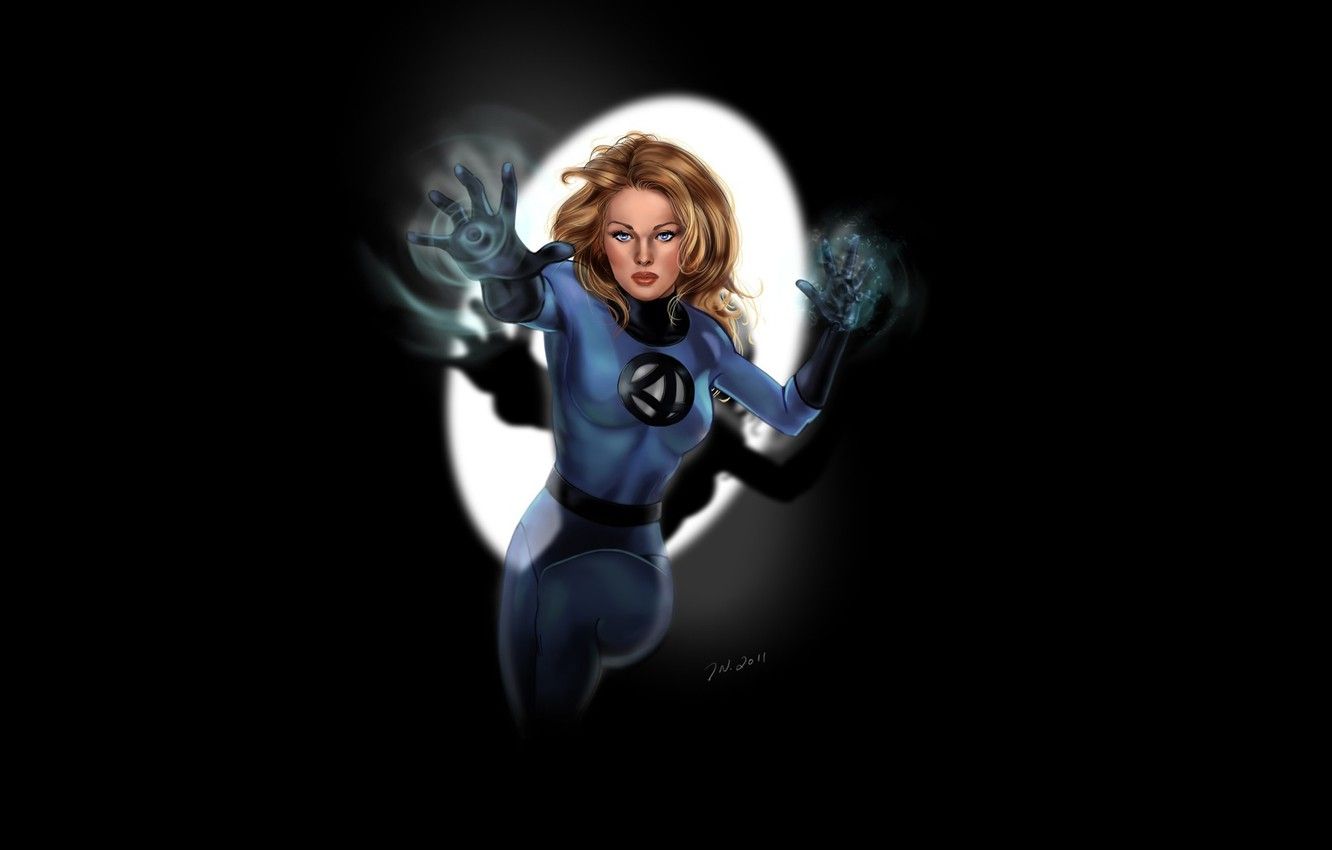 Wallpaper background, power, costume, fantastic four, Fantastic Four, The Invisible Woman, Susan Storm image for desktop, section фантастика