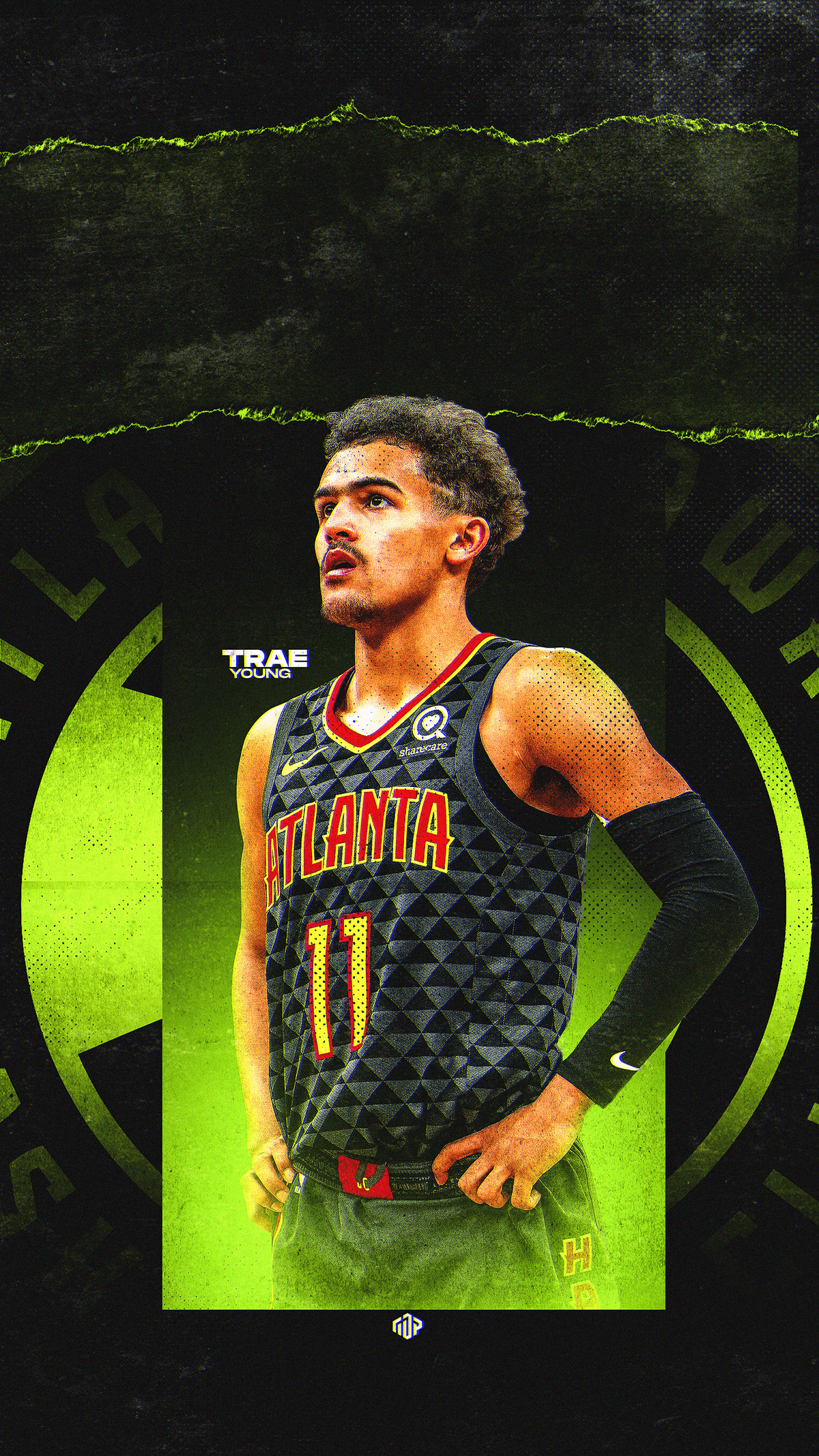 Trae Young Wallpaper Wednesday Graphic. Nba picture, Basketball players nba, Nba wallpaper