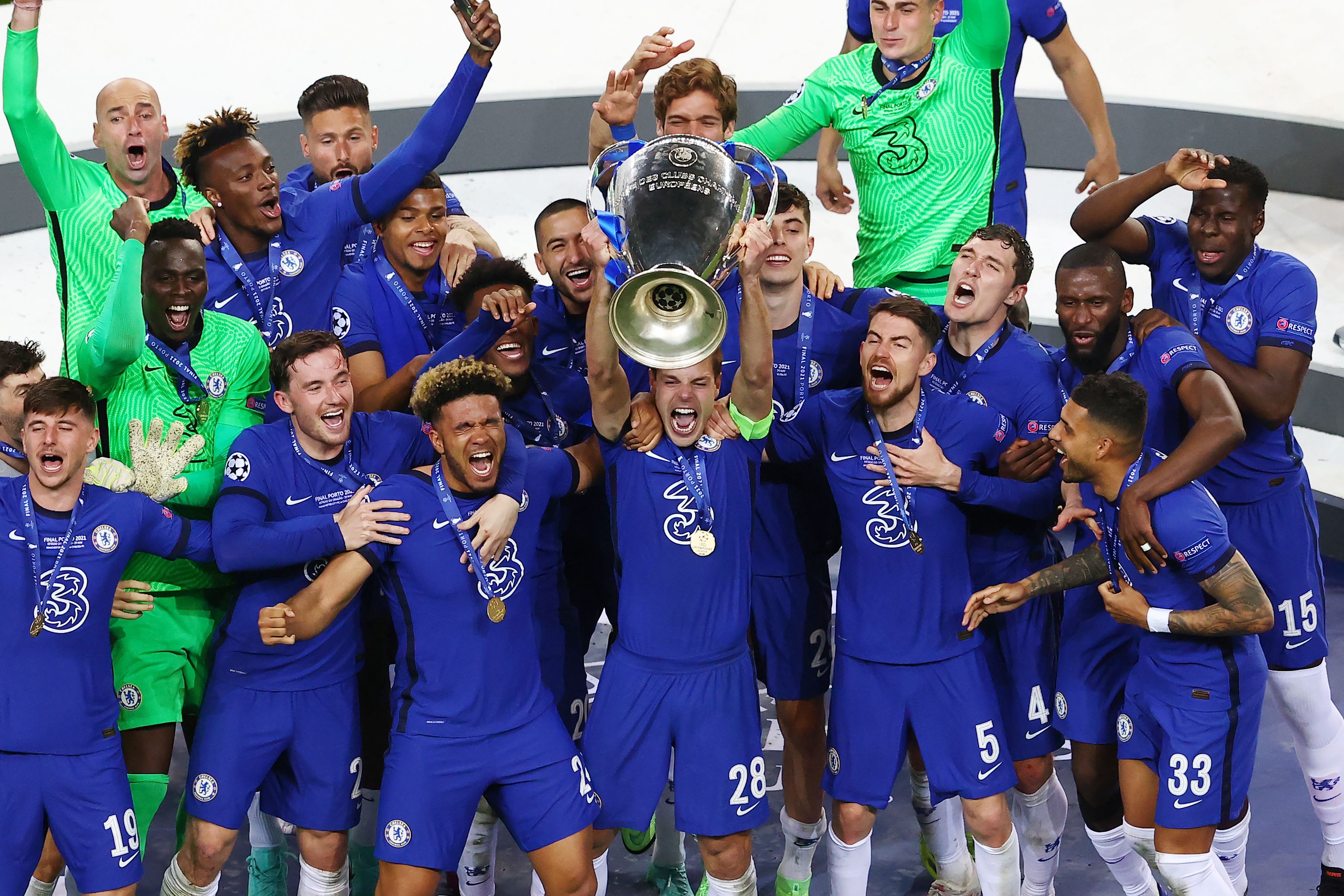 Champions League: 16 stellar photo from Chelsea's victory celebration