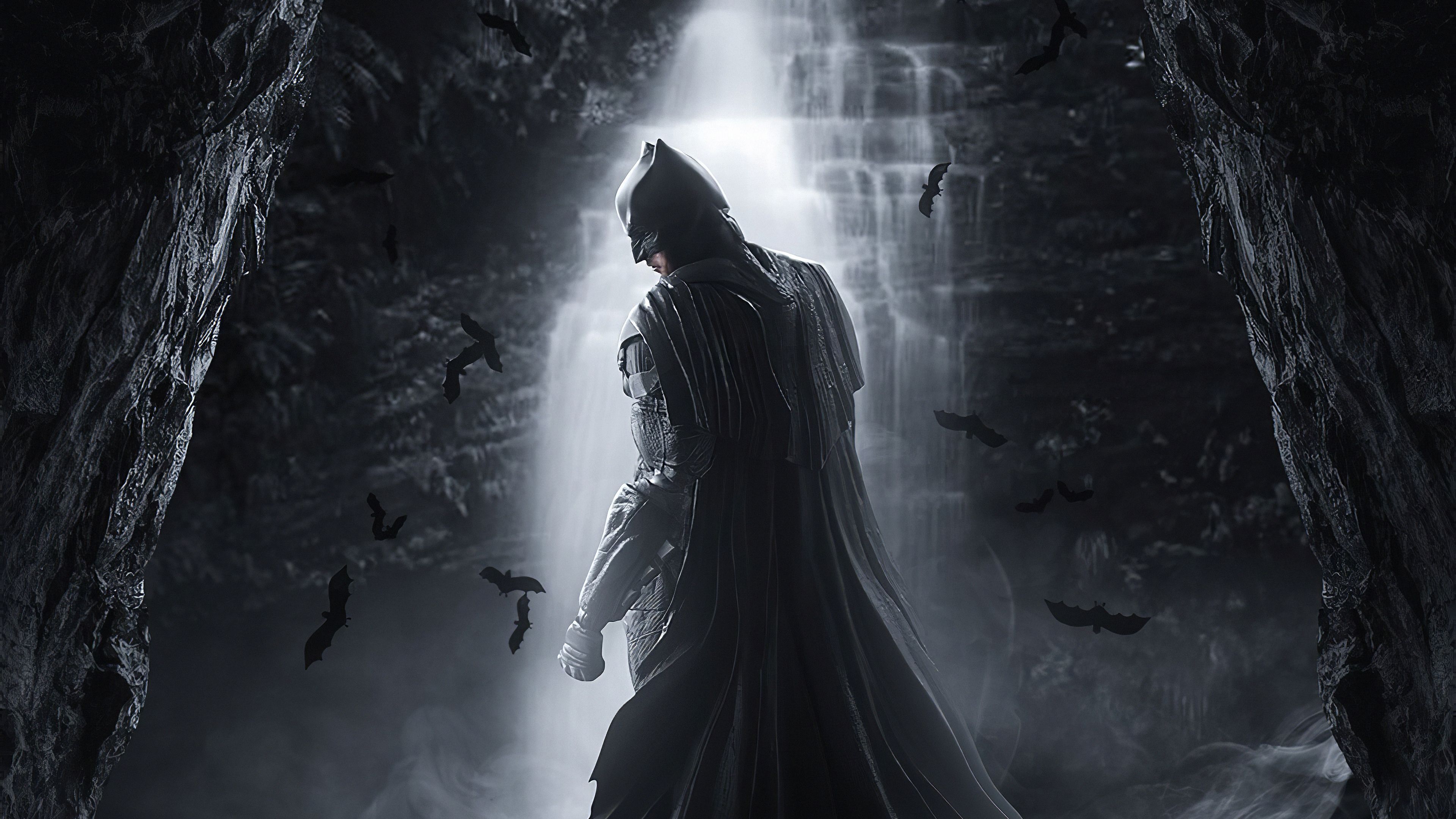 Wallpaper batman: arkham knight, batman, video game, dark, art desktop  wallpaper, hd image, picture, background, 68e7d5 | wallpapersmug