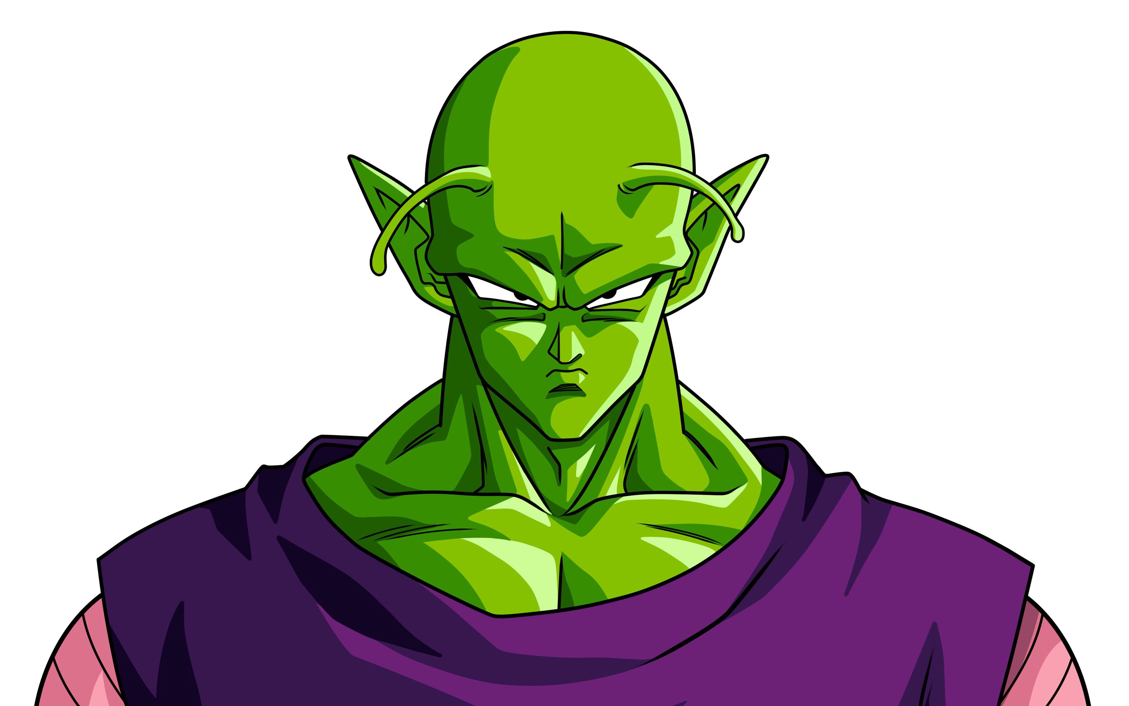 Download wallpaper 4k, Piccolo, art, Namekian, Dragon Ball FighterZ, DBZF, Dragon Ball for desktop with resolution 3840x2400. High Quality HD picture wallpaper