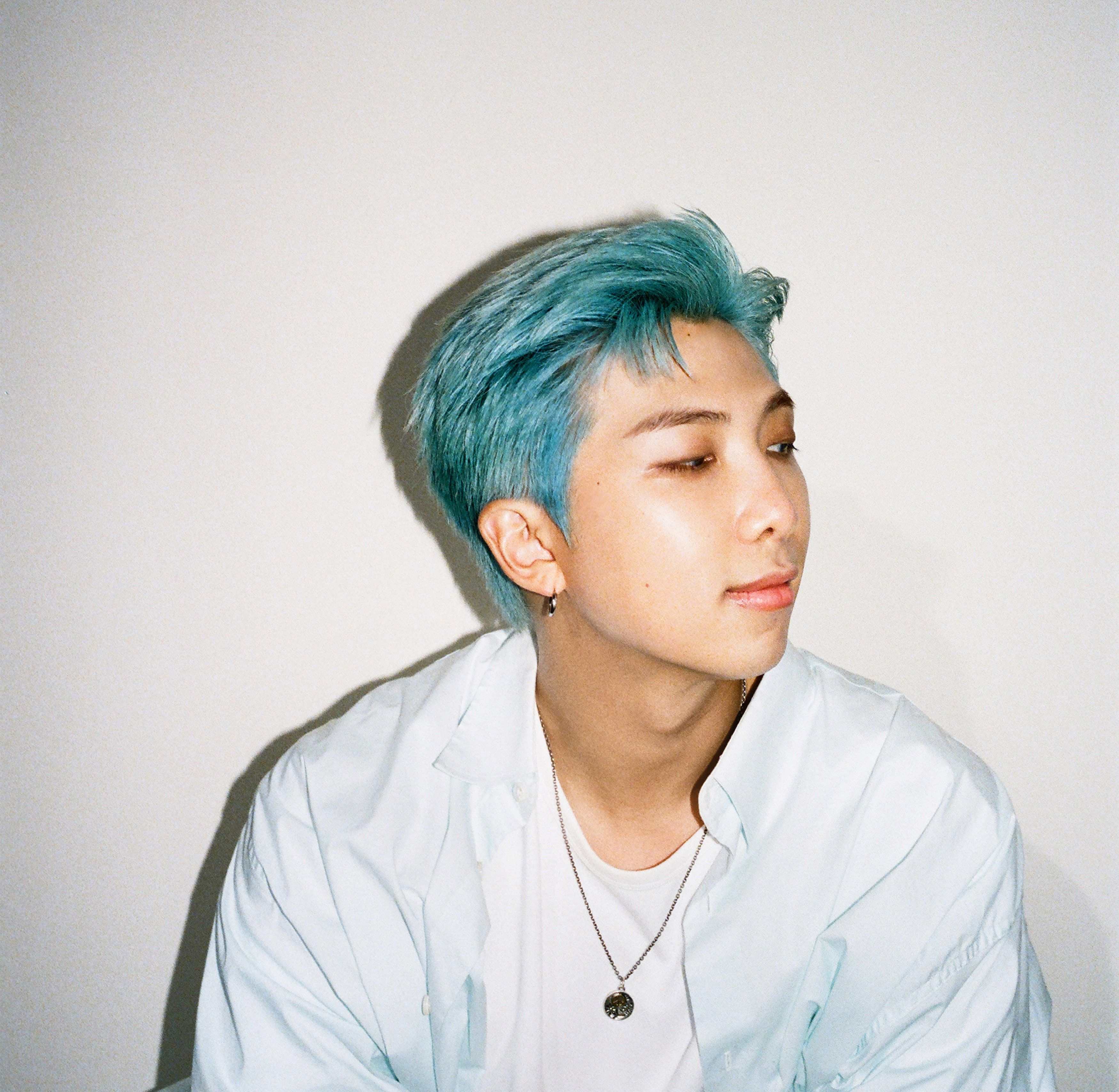 RM of BTS Has Pastel Blue Hair Again