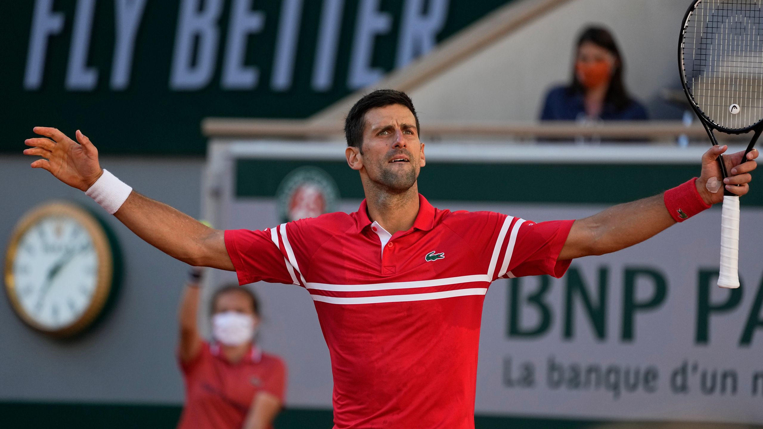 Djokovic tops Tsitsipas in 5 at French Open for 19th major. KRQE News 13