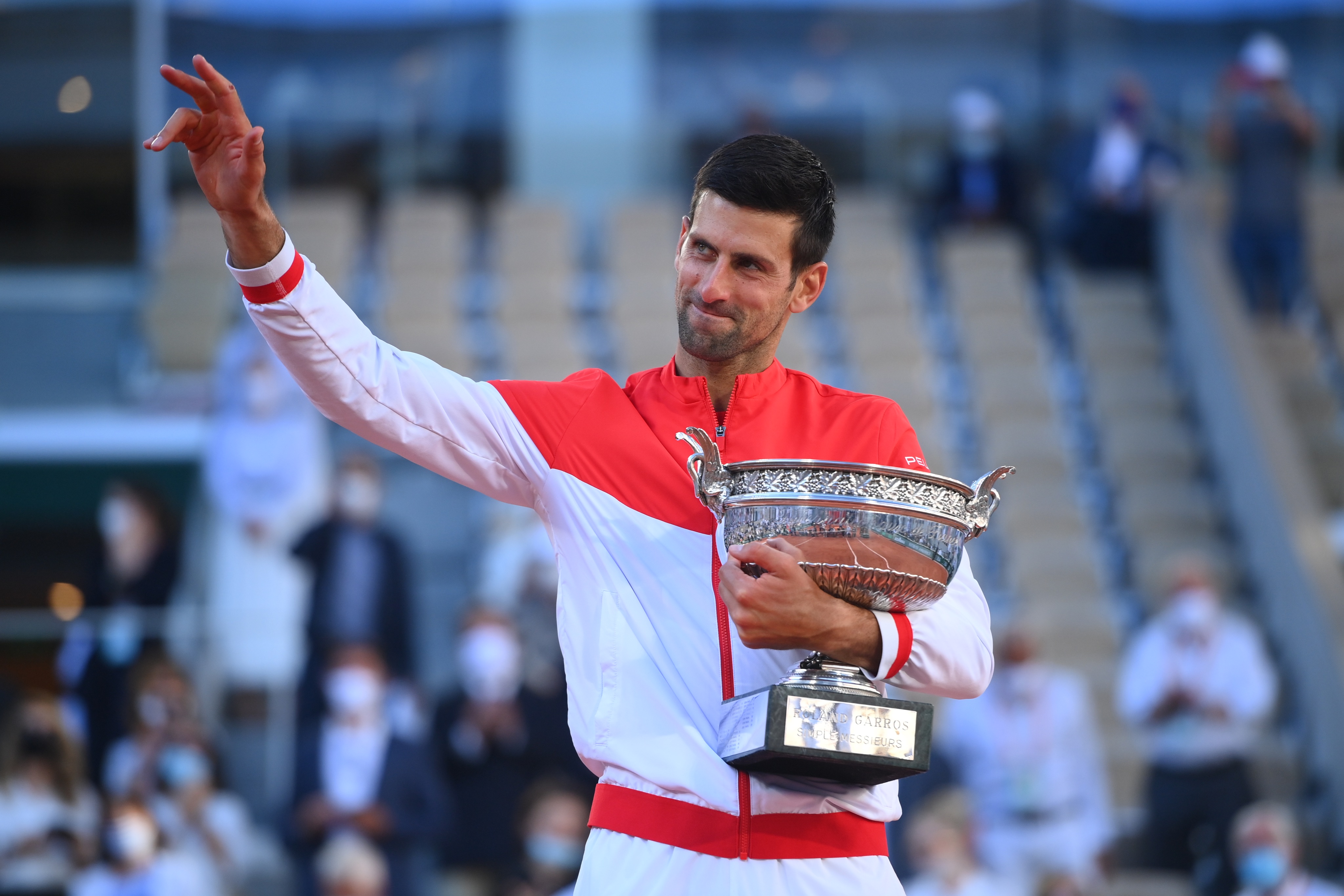 Novak Djokovic Roland Garros Champion 2021 wallpaper