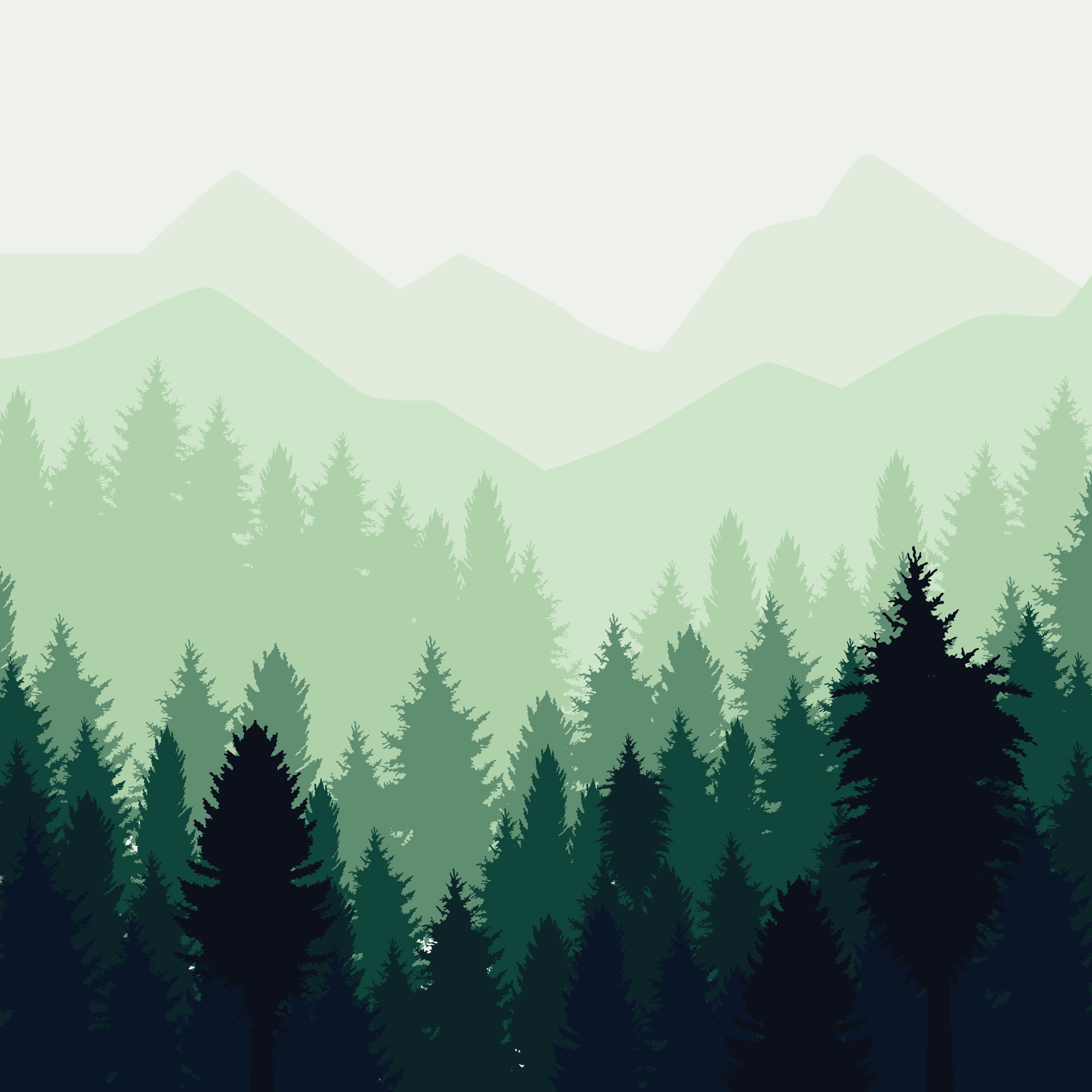 Download Abstract Forest Landscape Vector Art. Choose from over a million free vectors, clipart graphics, vector. Forest landscape, Forest illustration, Abstract