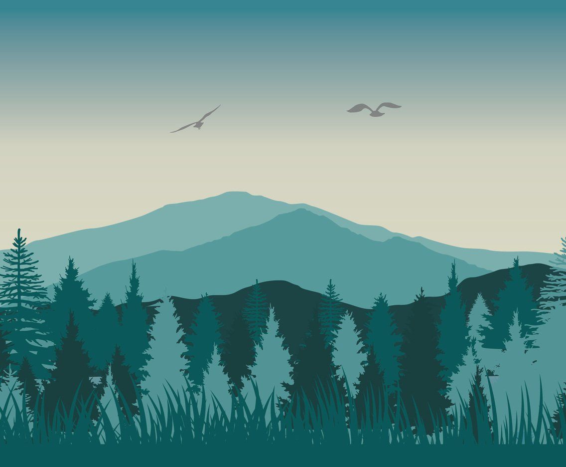 Forest Background Vector