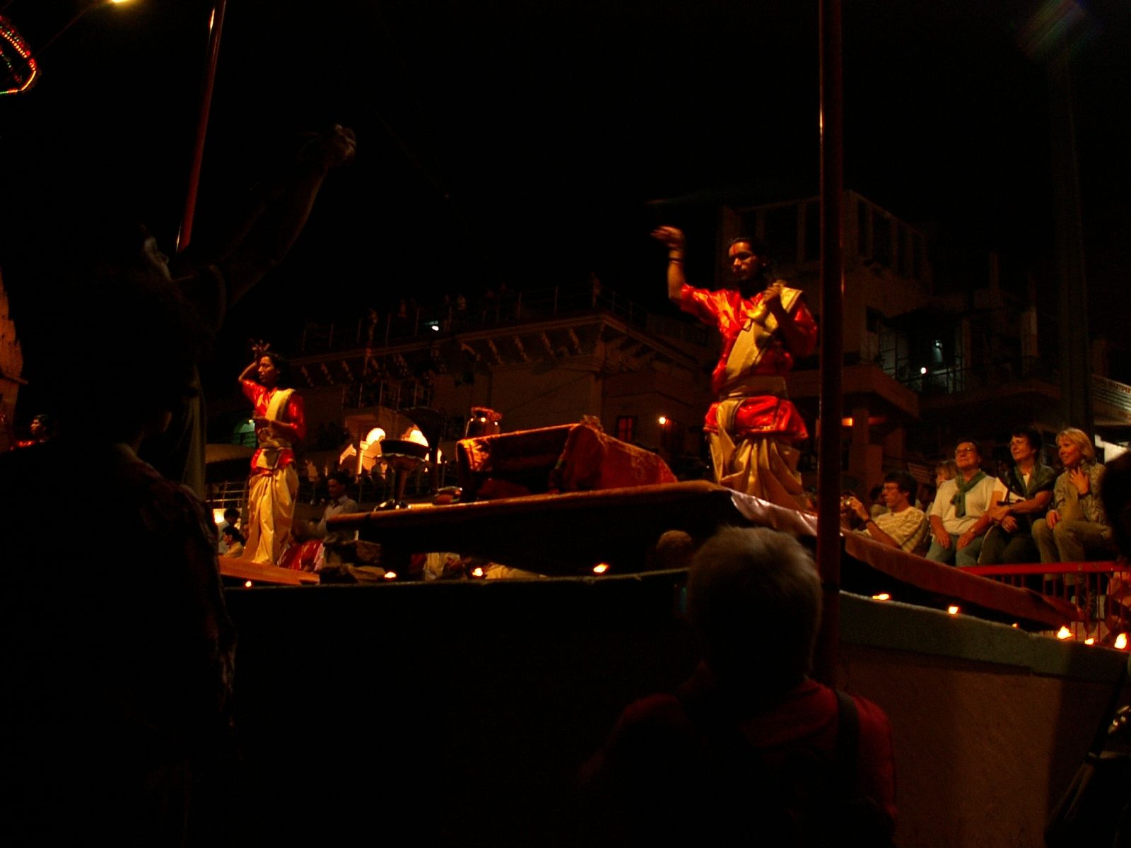 Sergej Marsnjak (North) aarti ceremony