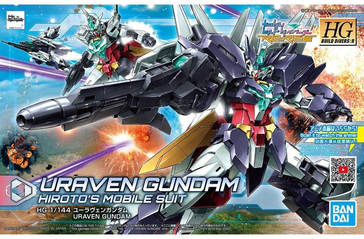 Bandai Spirits Build Divers - Uraven Gundam 1 144 Model. Gundam, Gundam Model, Gundam Art
