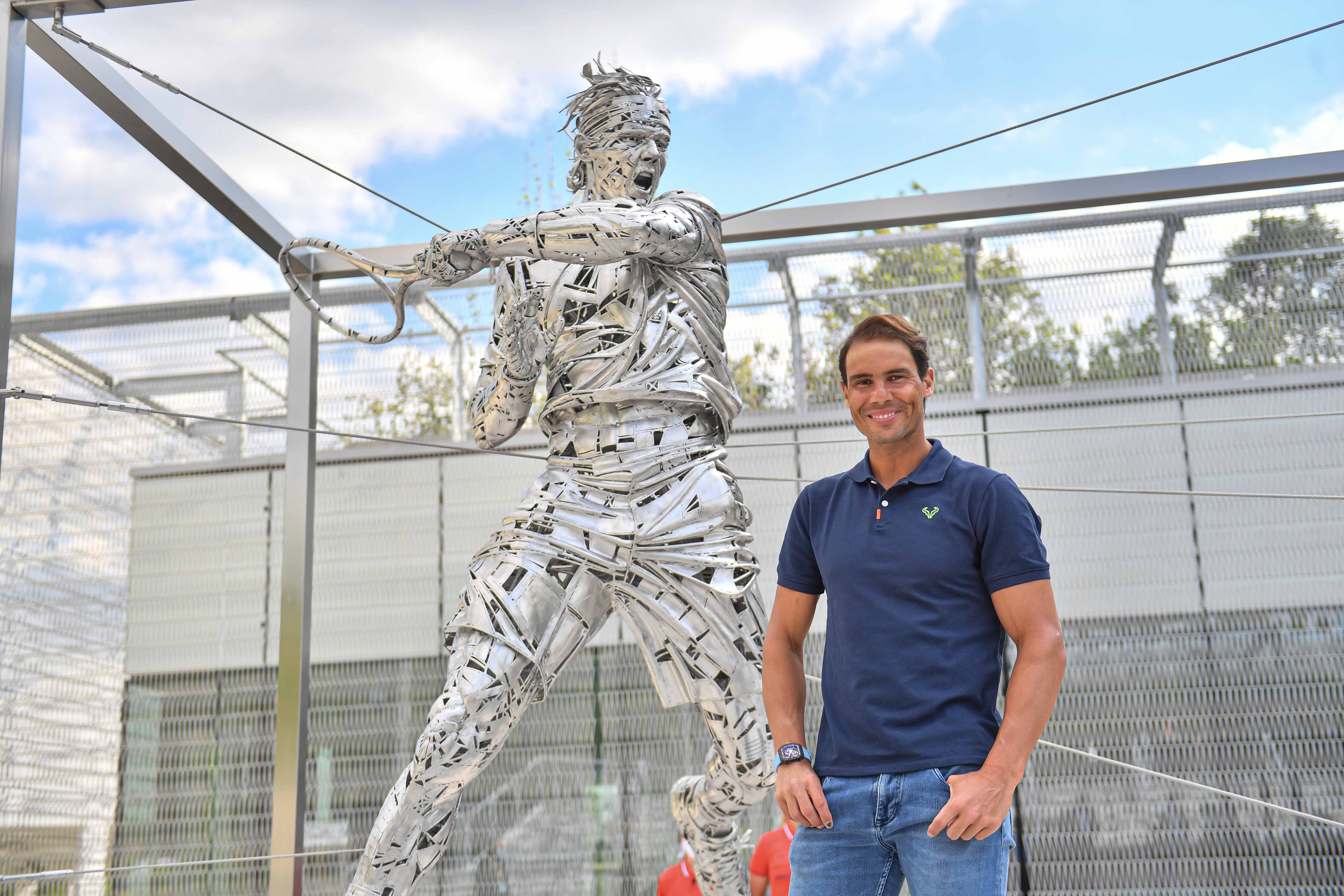 Statue In Honour Of Rafa Unveiled At RG Garros 2021 Roland Garros Tournament Official Site