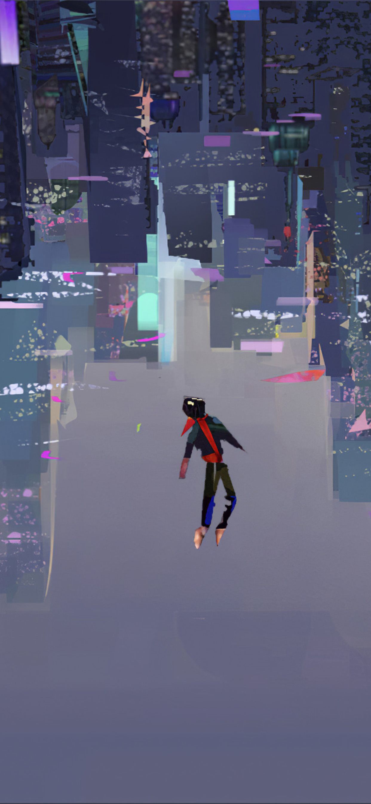 spiderman into the spider verse art 4k iPhone X Wallpaper Free Download