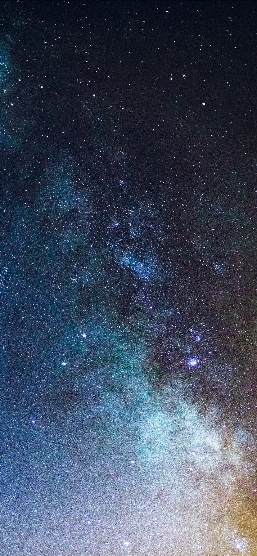 Milky Way over Quelfes Portugal iPhone X Wallpaper Free Download