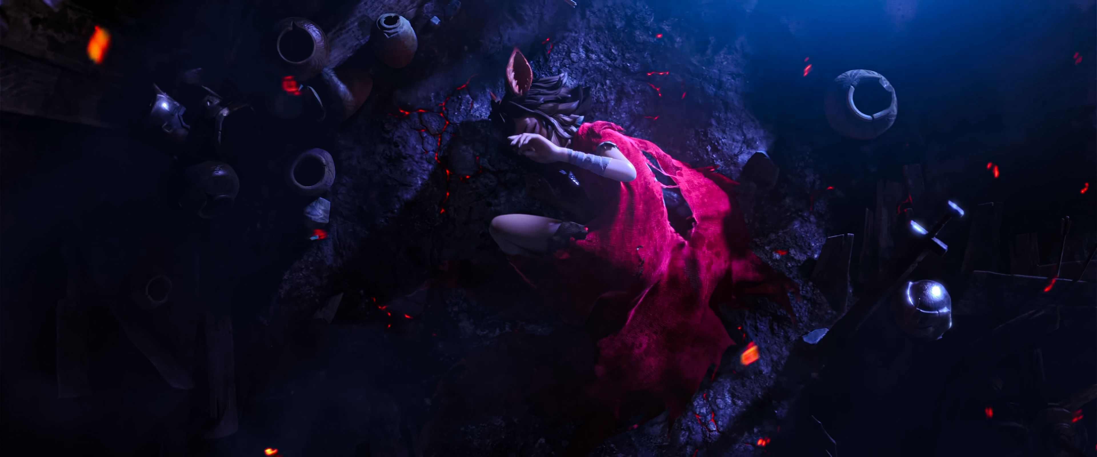 Wallpaper, Legend of Deification, animation 3840x1600