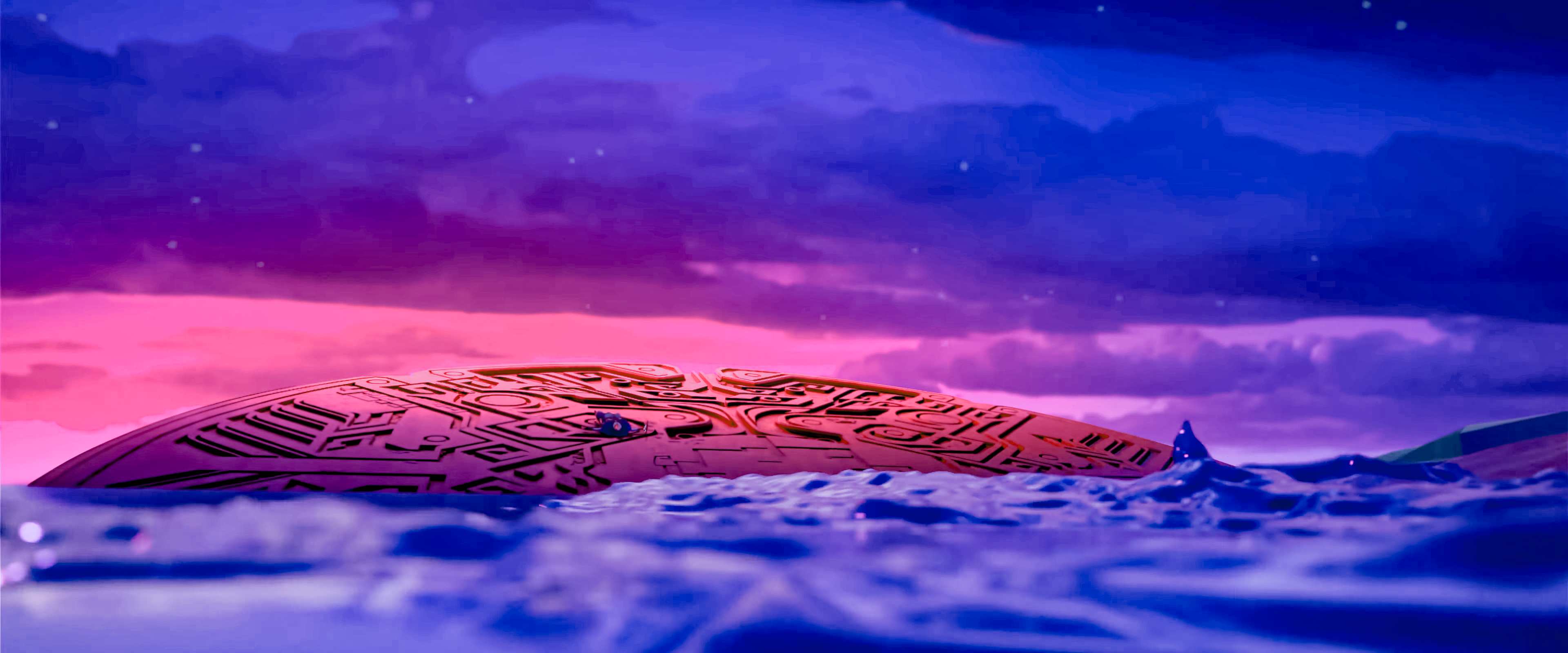 Wallpaper, Legend of Deification, animation 3840x1600