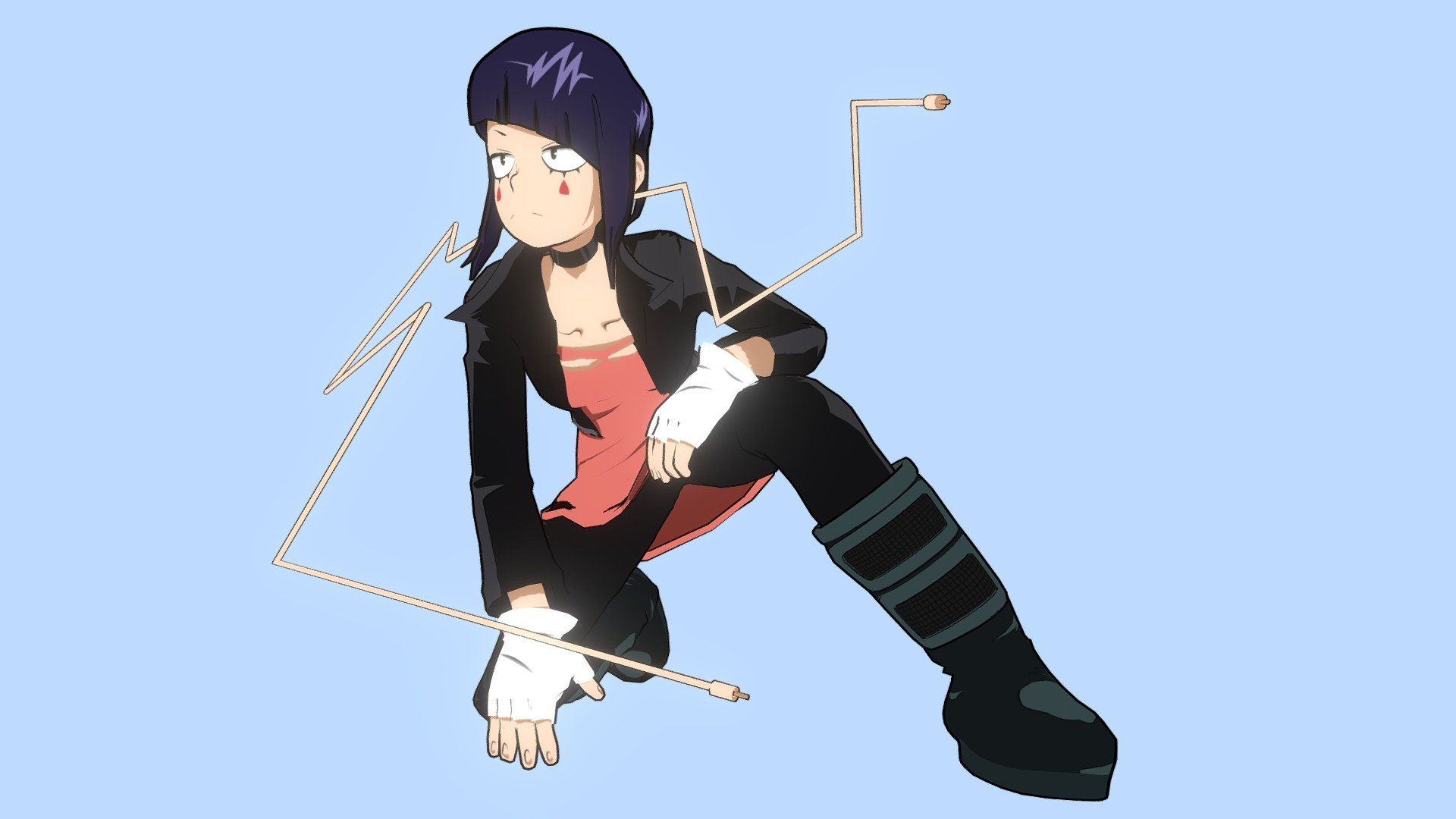 Boku no Hero Academia: Earphone Jack, Kyoka Jiro model by VeXx [2d942bd]