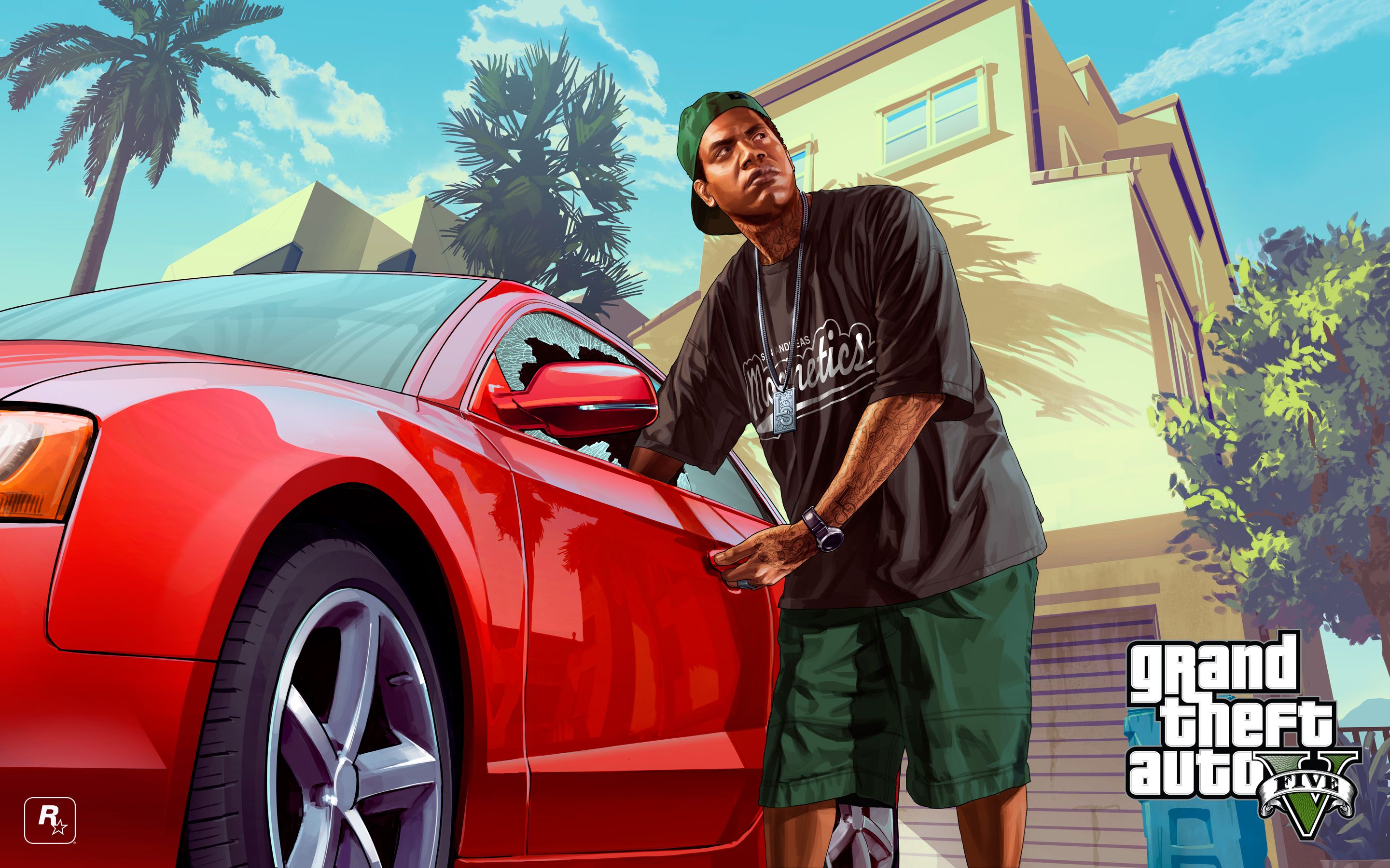 Official GTA 5 Artworks: Friends And Family